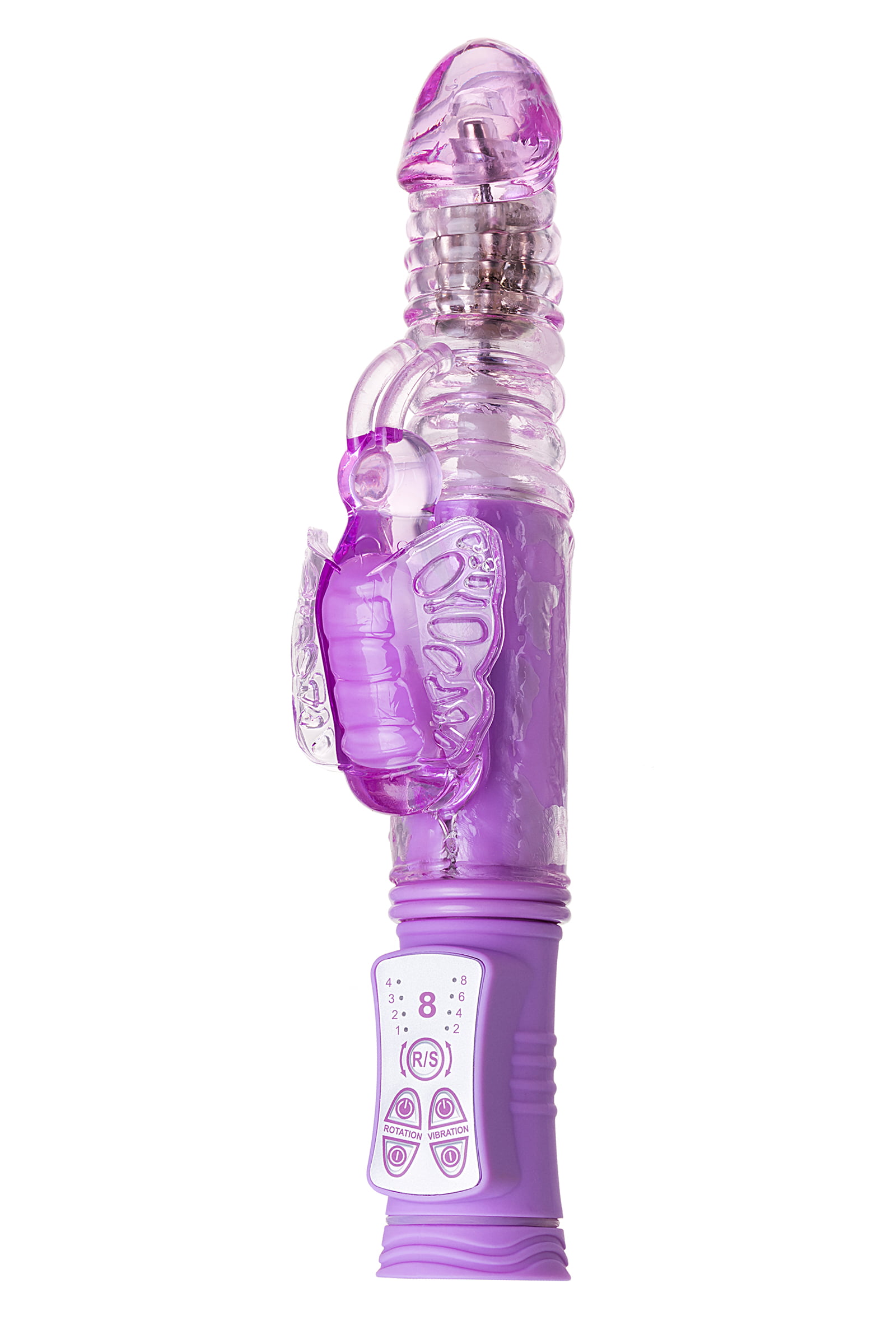A-Toys by TOYFA Serk High-Tech Klitoral Uyarıcı Vibratör, TPE, mor, 24,5 cm - Görsel 2