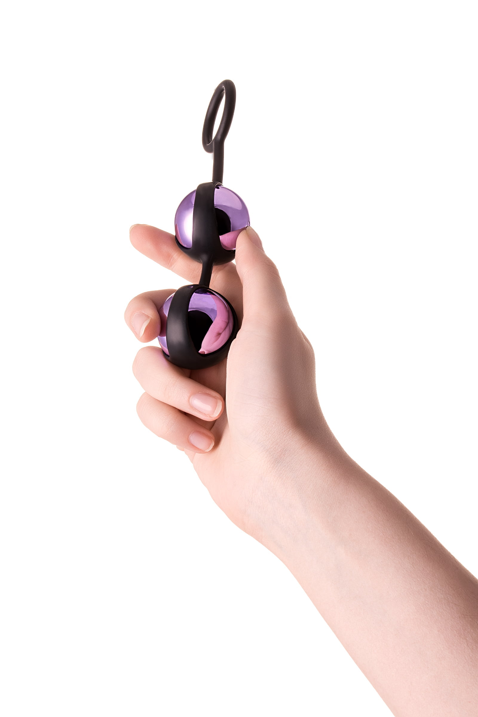 A-Toys by TOYFA Raspy vajinal topları, ABS plastik, Mor, 14 cm - Görsel 5