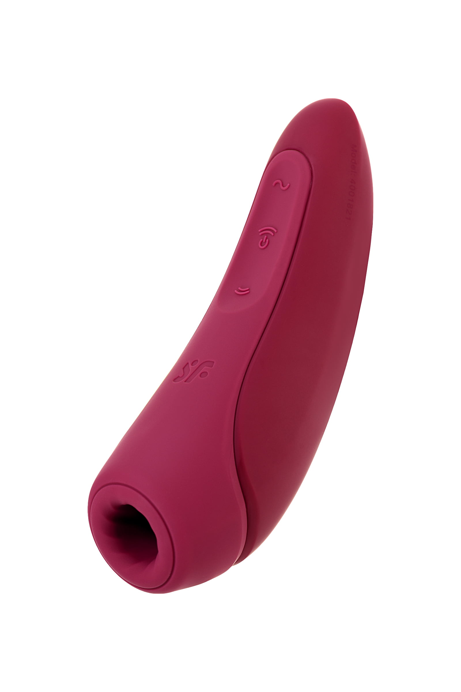 Satisfyer Curvy 1 Connect App Vakum Dalgası Klitoris Vibratörü, silikon, kırmızı, 14,3 cm - Görsel 6