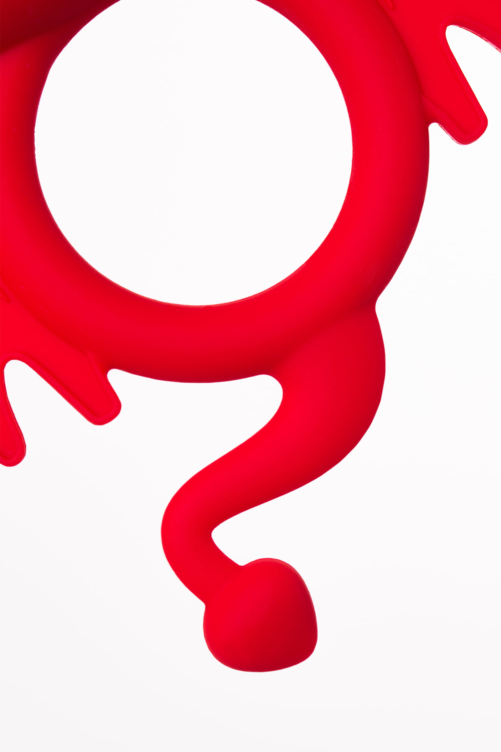 JOS SWEET DEVİL Penis Halkası, silikon, kırmızı, 8,5 cm - Görsel 9