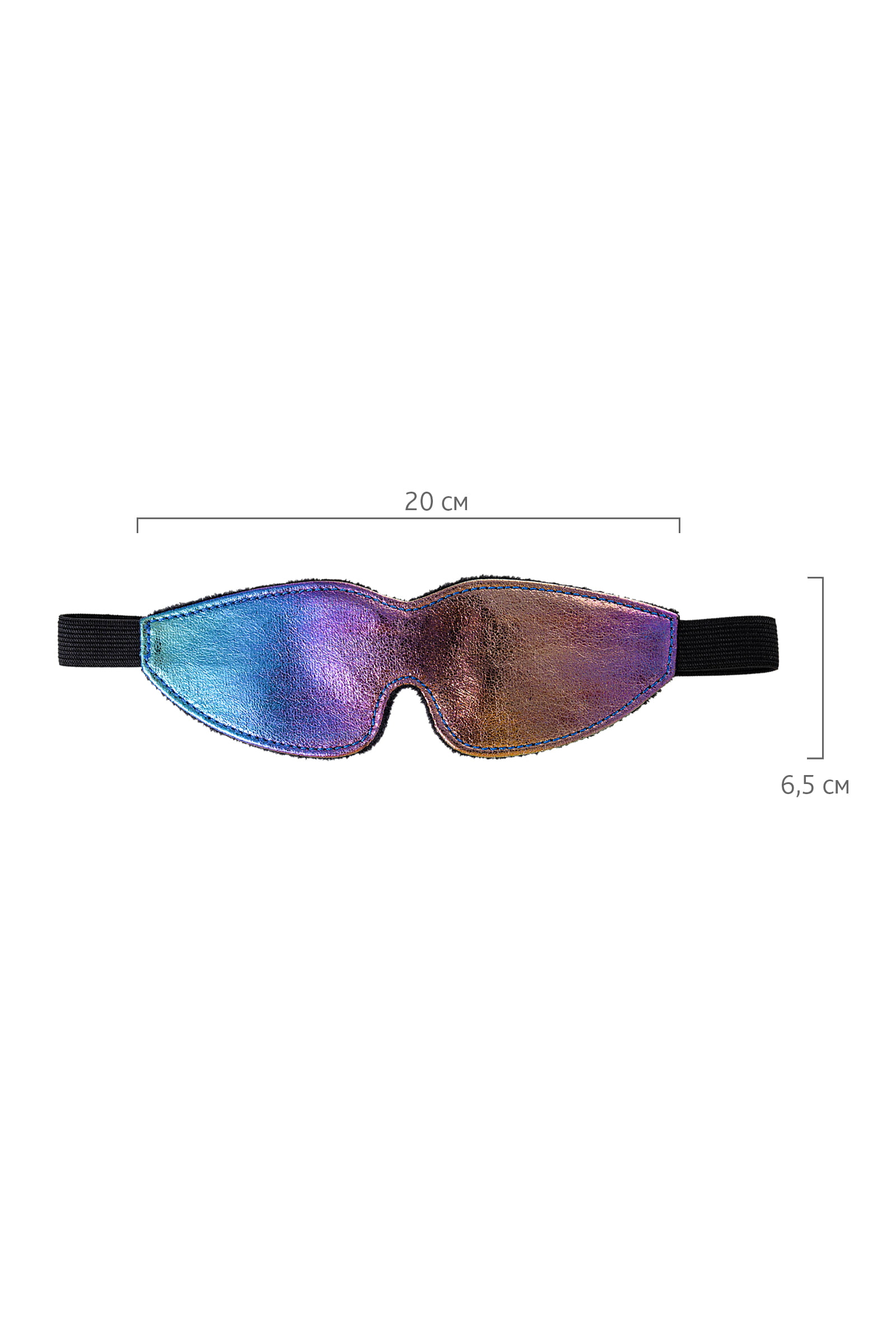 Anonymo BDSM Maske #0201, PVC, baskılı, 27,5 cm - Görsel 6