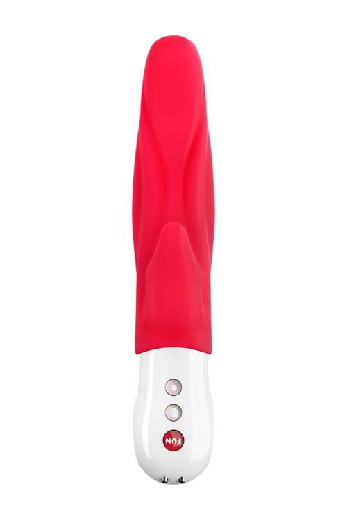 Fun Factory LADY Bİ Vibratör, silikon, kırmızı, 22 cm - Görsel 2