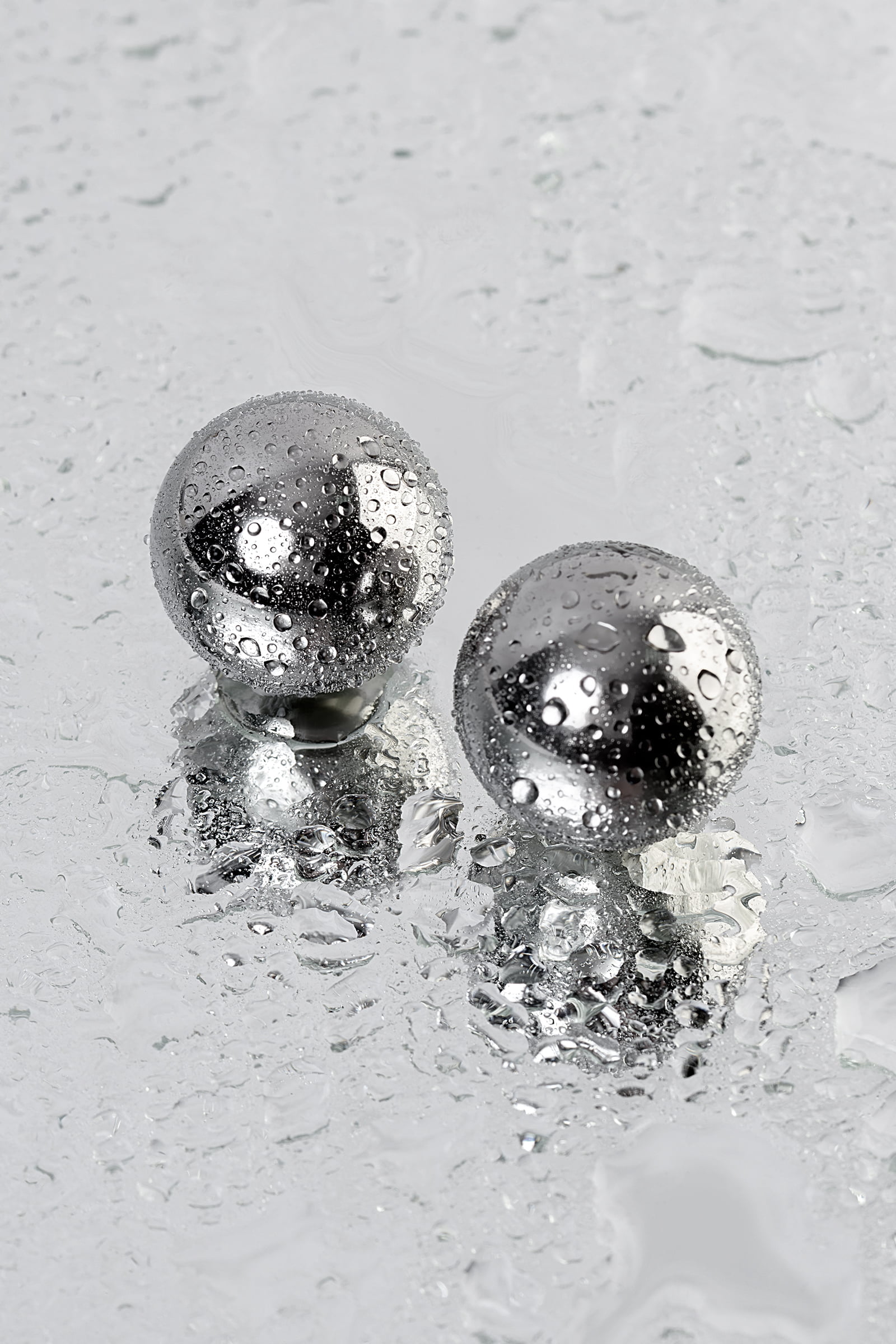 Metal by TOYFA Vajinal Topları, Tıbbi Çelik, Gümüş, Ø 2,5 cm - Görsel 5