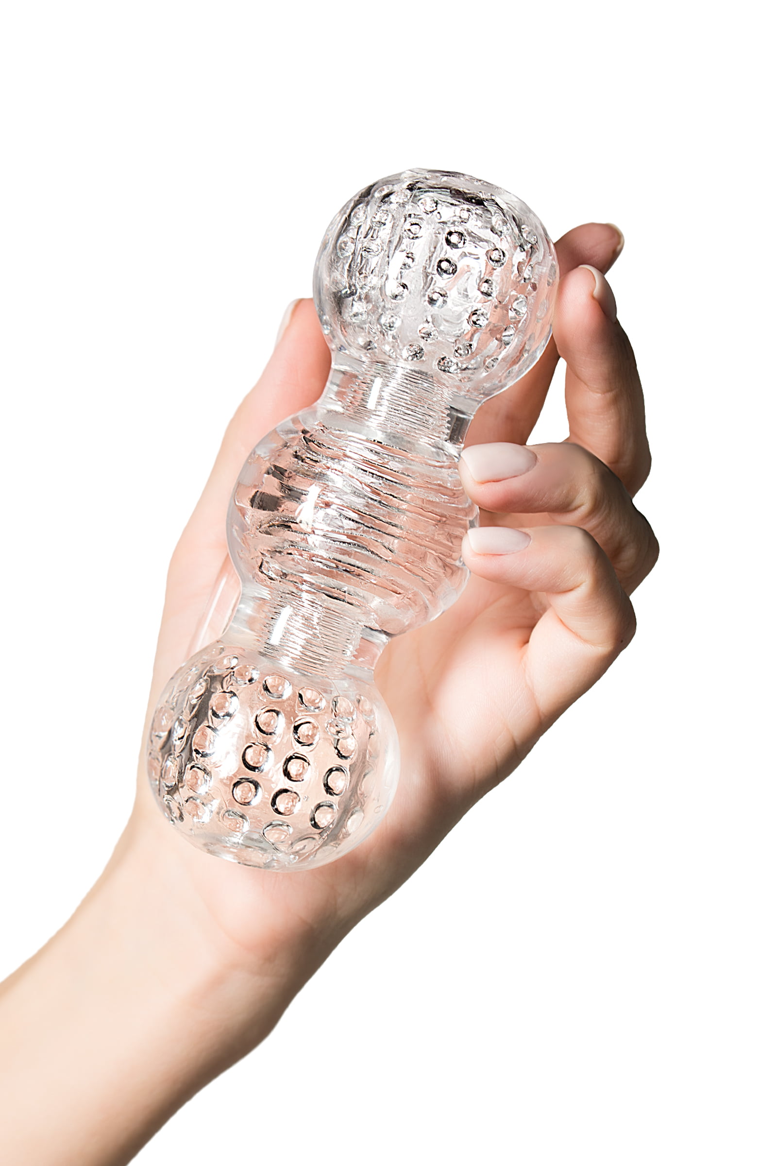 Lingam by TOYFA Masturbator Rashmi, TPE, Şeffaf, 15,5 cm - Görsel 6