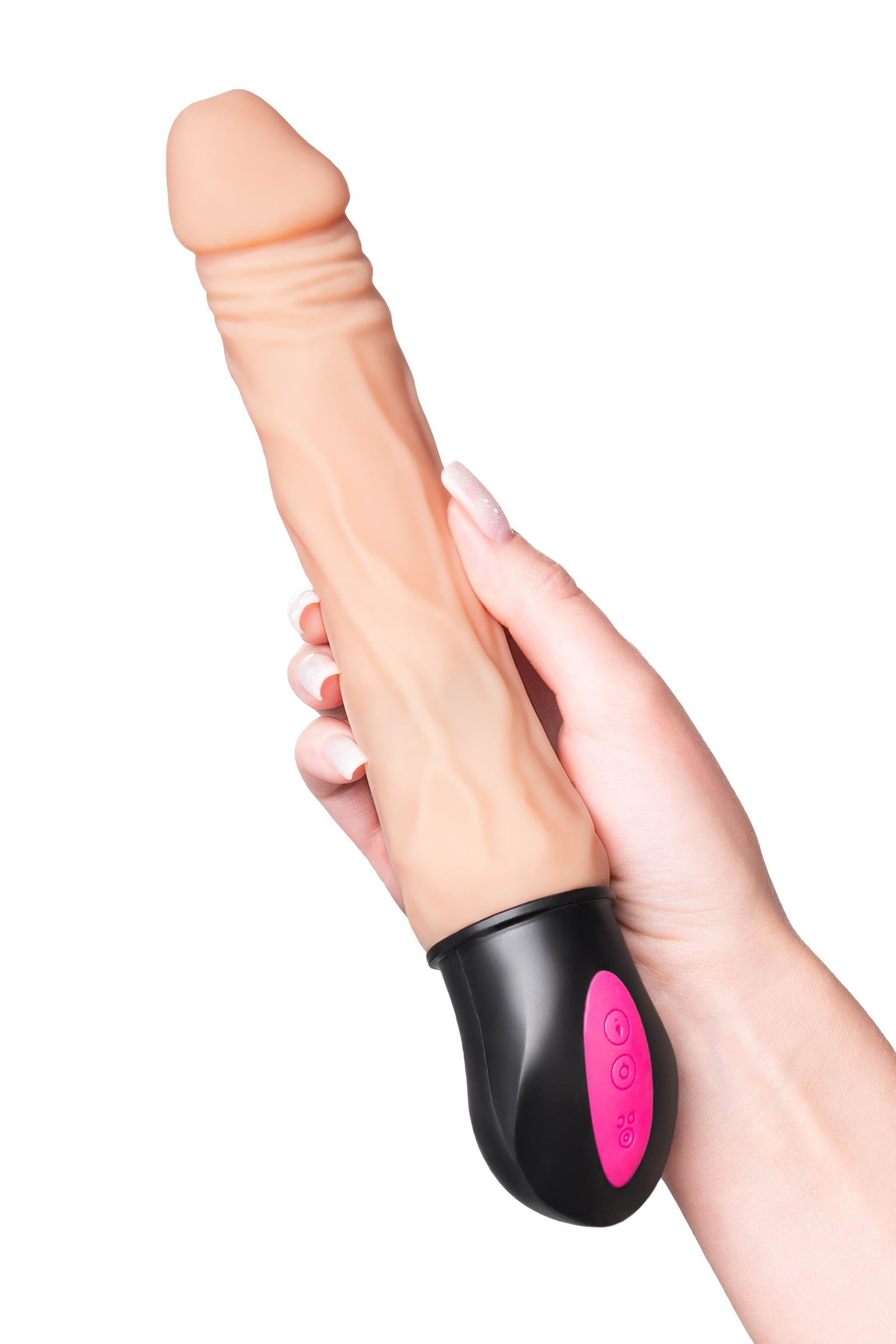 A-Toys by TOYFA Isıtmalı Realistik Vibratörü, TPE, Ten, 25 cm - Görsel 7