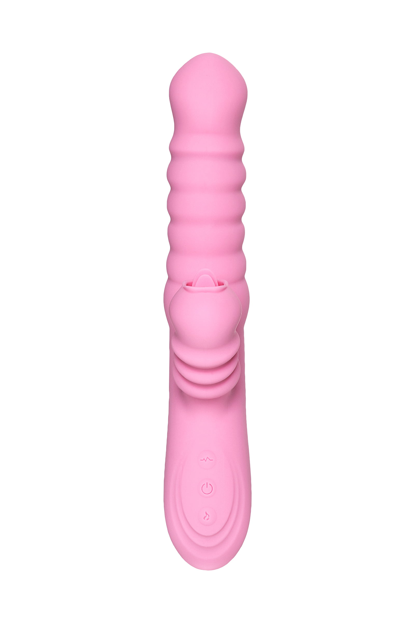 JOS Lixy Vibratör, Yukarı ve Aşağı Fonksiyonlu, Silikon, Pembe, 23 cm - Görsel 3