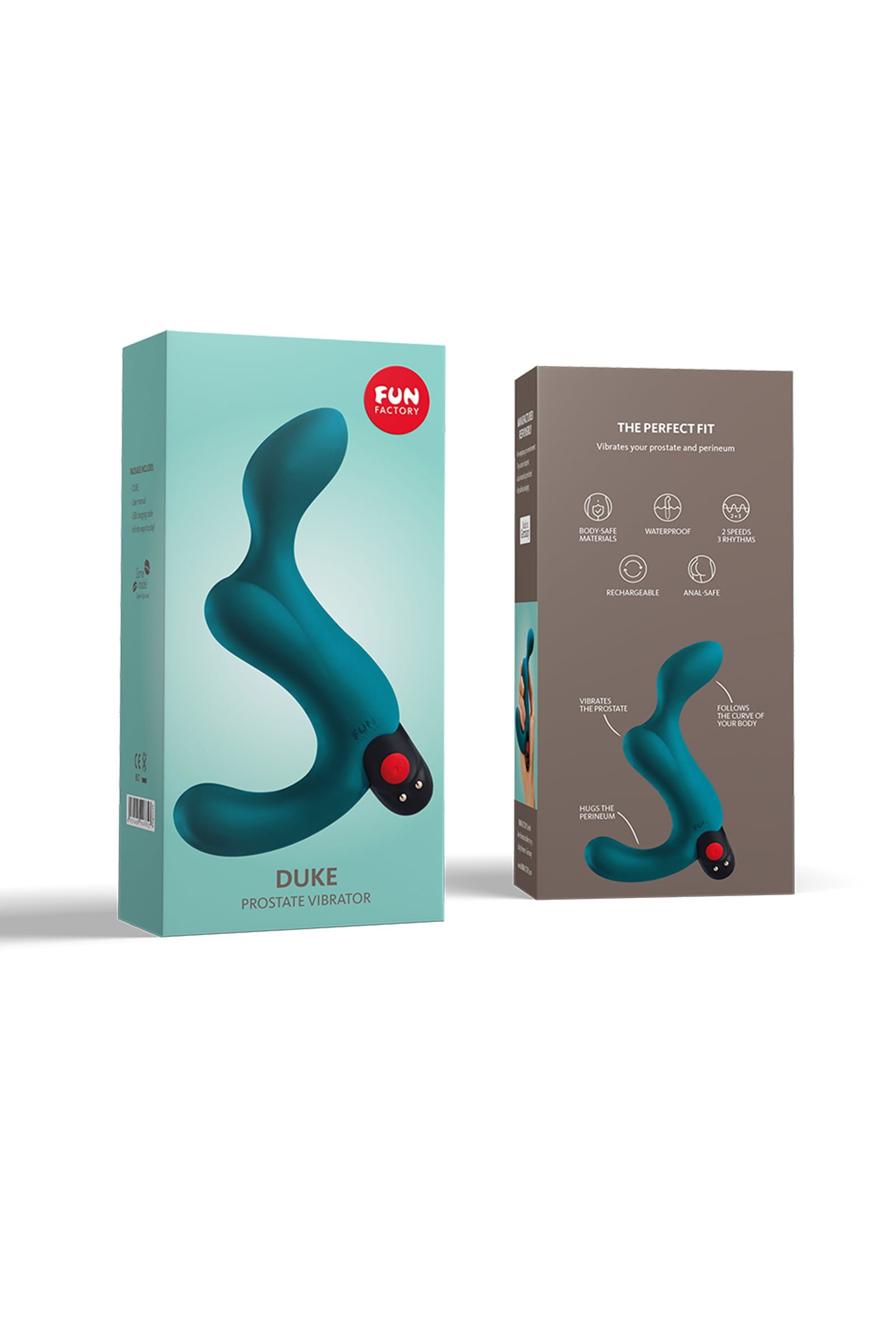 Fun Factory Duke Anal Plug, Silikon, yeşil, 12 cm - Görsel 6