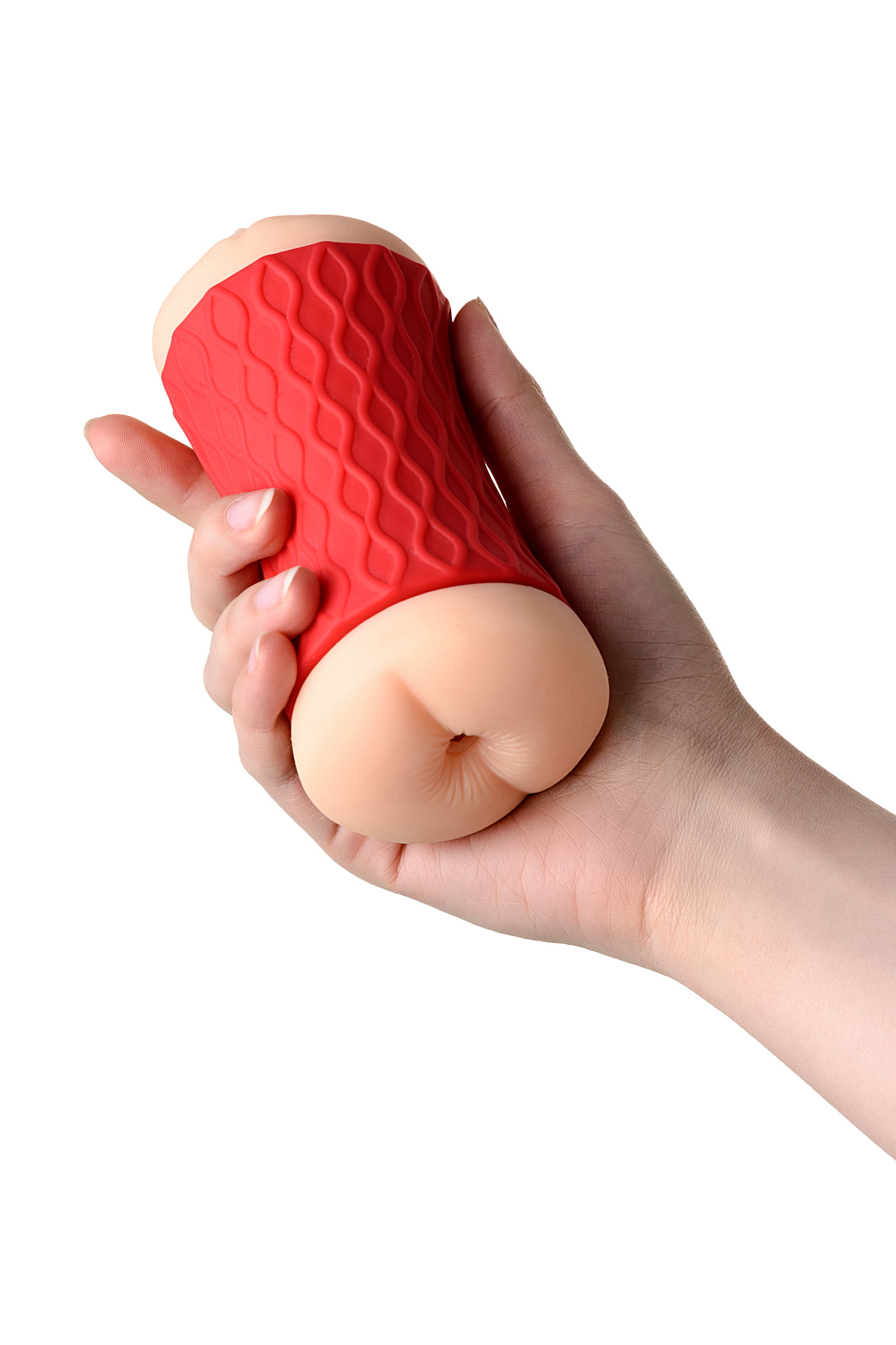 JOS NADİN Çift Taraflı Masturbator , TPR, Ten, 14,5 cm - Görsel 7