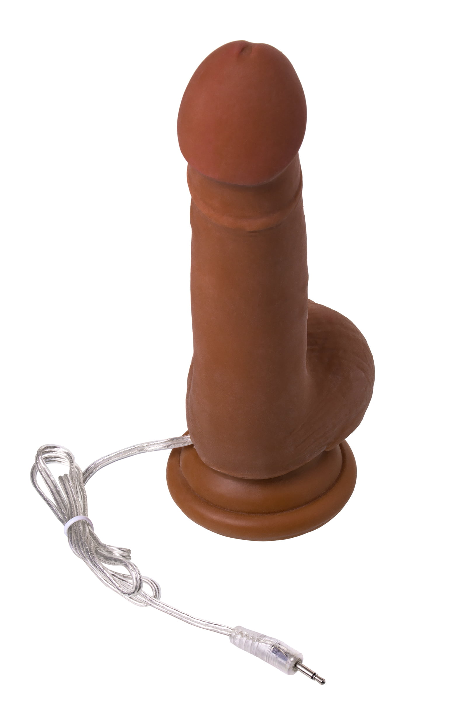 RealStick Elite Mulatto Gerçekçi Vibratör, kahverengi, 13 cm - Görsel 5