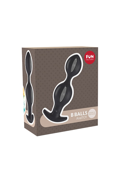 Fun Factory B BALLS Anal Plug, silikon, siyah, 13 cm - Görsel 6