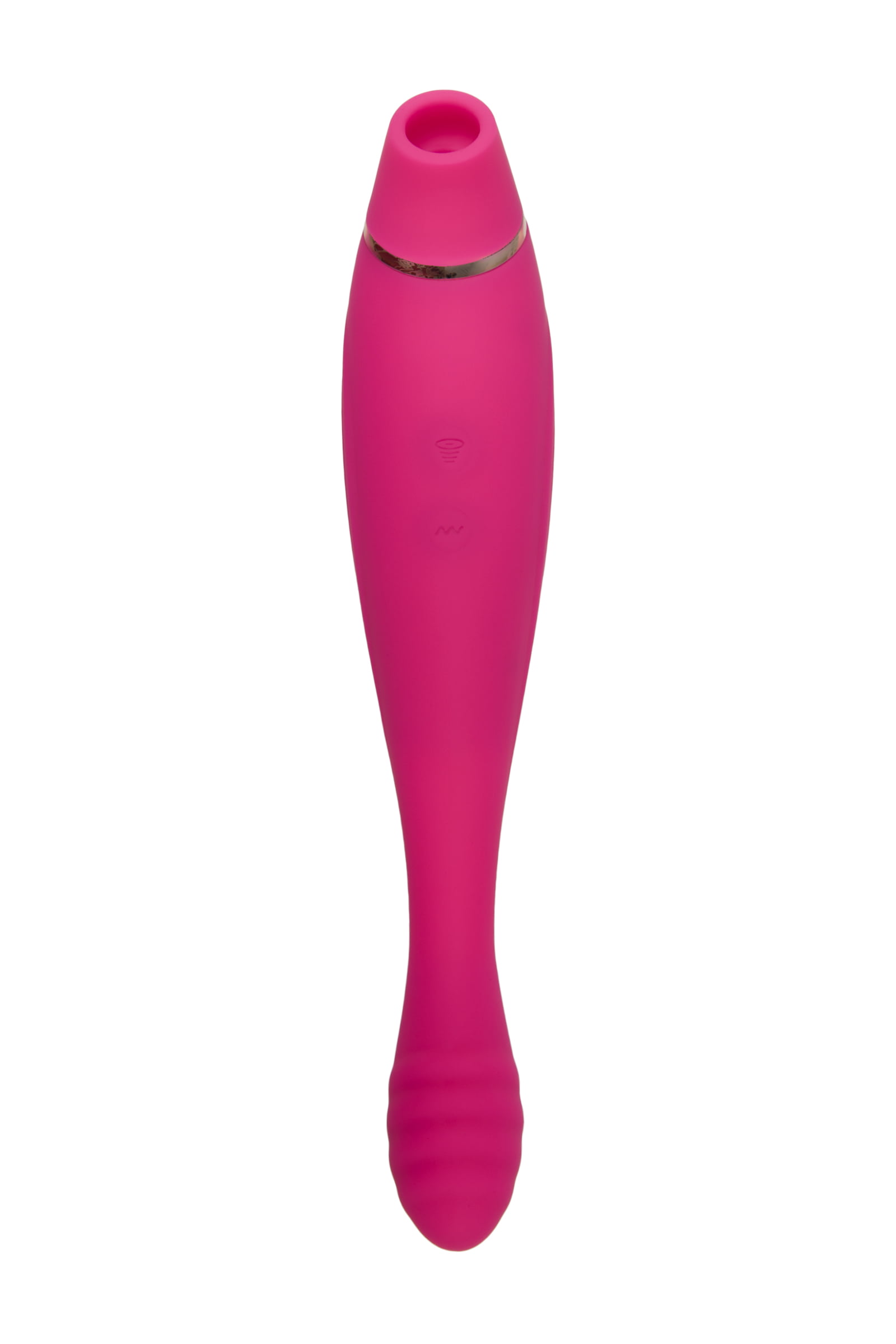 JOS Danvi Vakum Dalgası Vibratör, Silikon, Pembe, 21,5 cm - Görsel 4