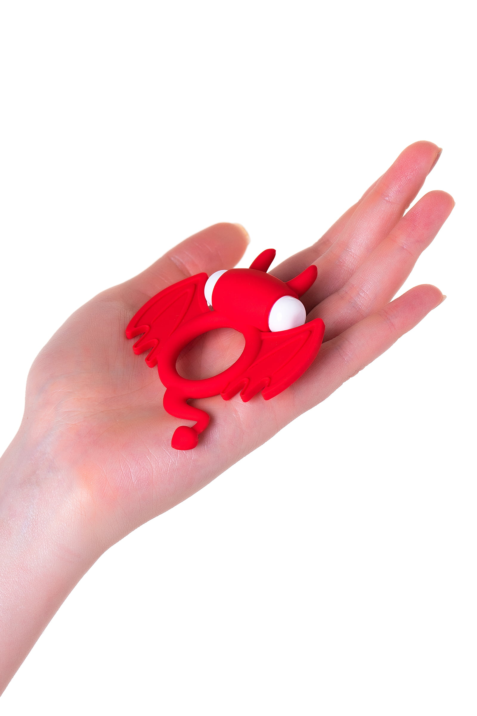 JOS SWEET DEVİL Penis Halkası, silikon, kırmızı, 8,5 cm - Görsel 7