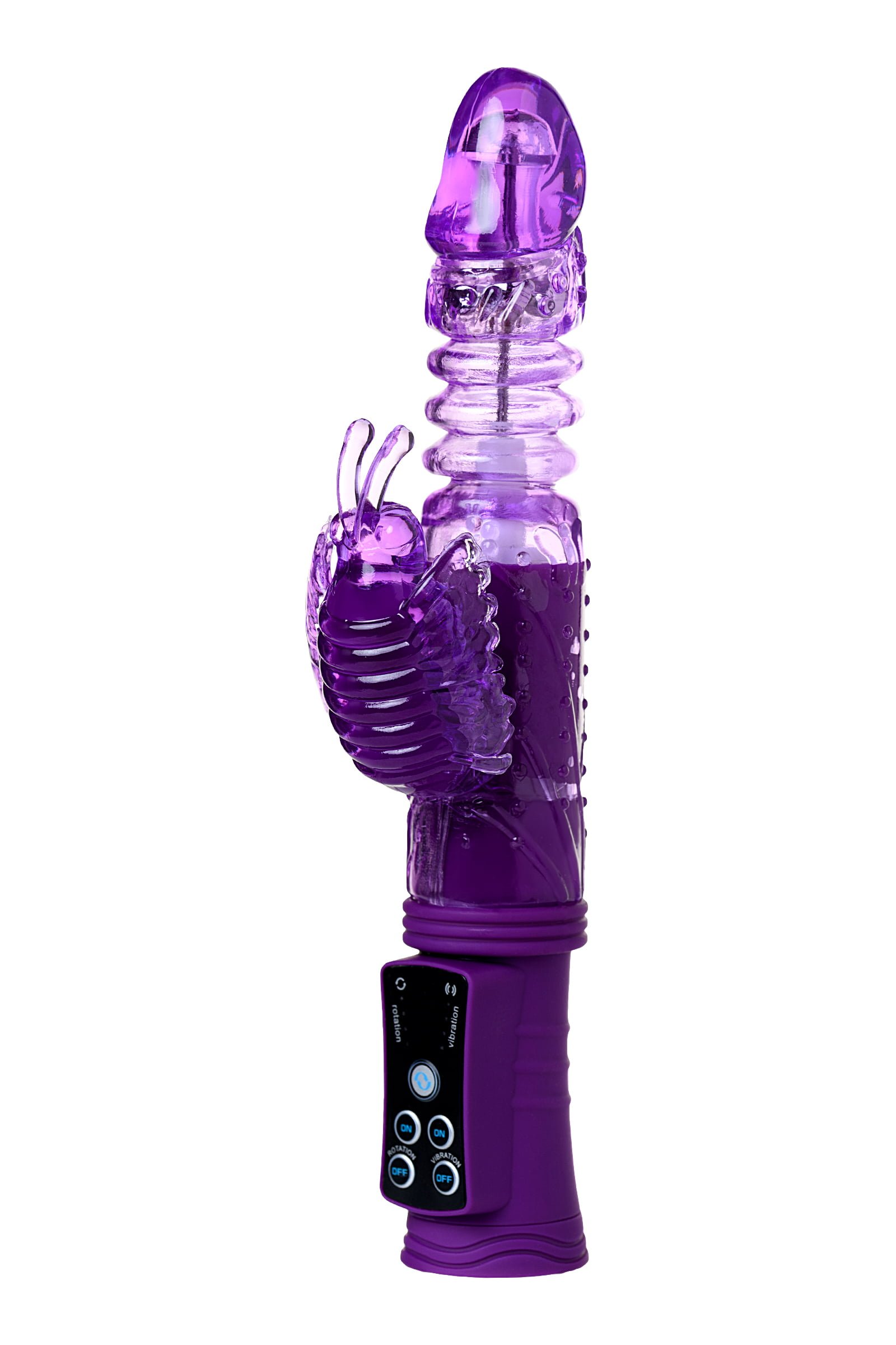 A-Toys by TOYFA High-Tech Klitoral Uyarıcı Vibratör, TPR, mor, 23 cm - Görsel 3