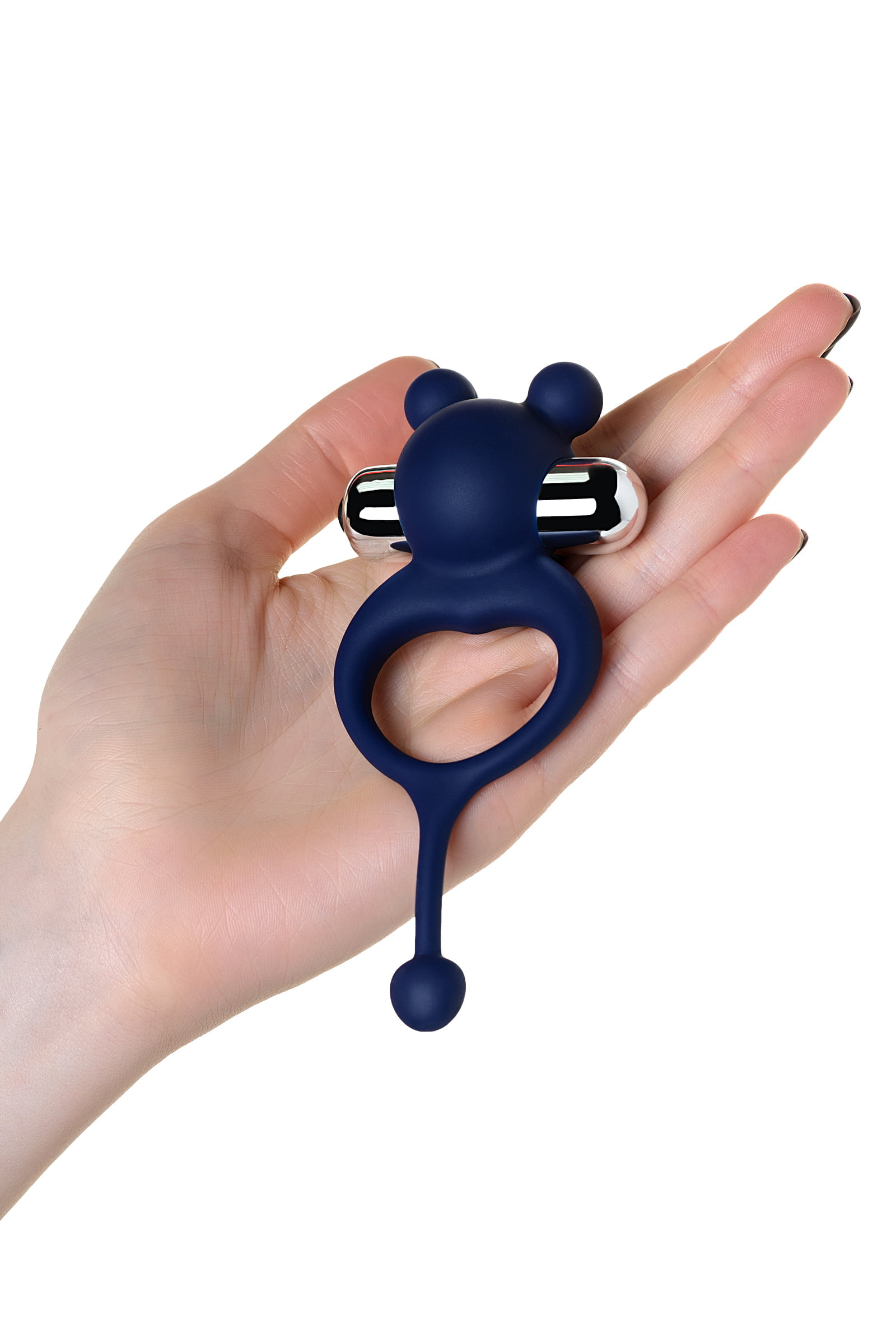 JOS MİCKEY Penis Halkası, silikon, mavi, 12,5 cm - Görsel 5