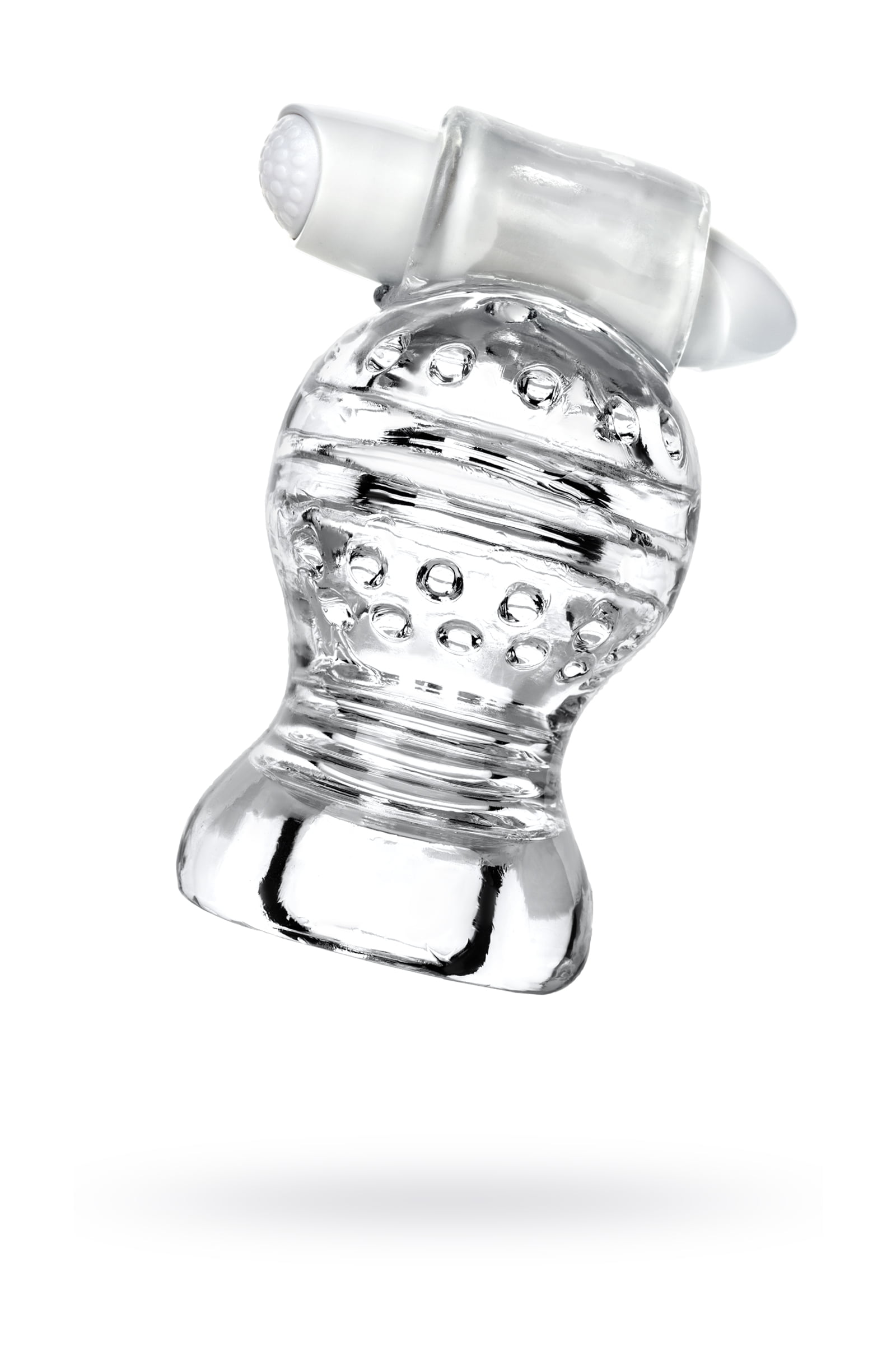 Lingam by TOYFA Masturbator ,Shakti, TPE, Şeffaf, 9 cm