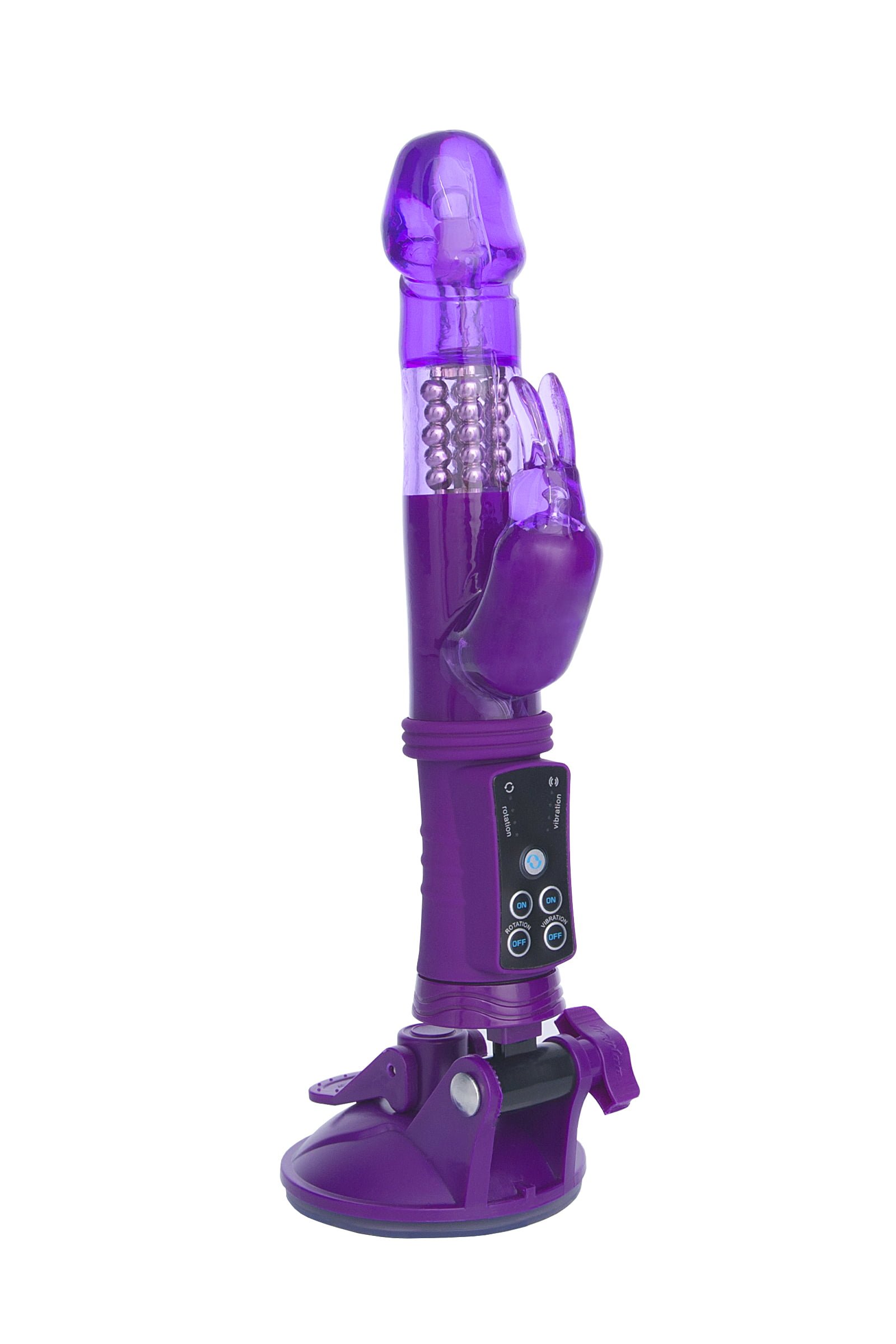 A-Toys by TOYFA Klitoral Uyarıcı Vibratör, TPR, Mor, 22 cm - Görsel 5