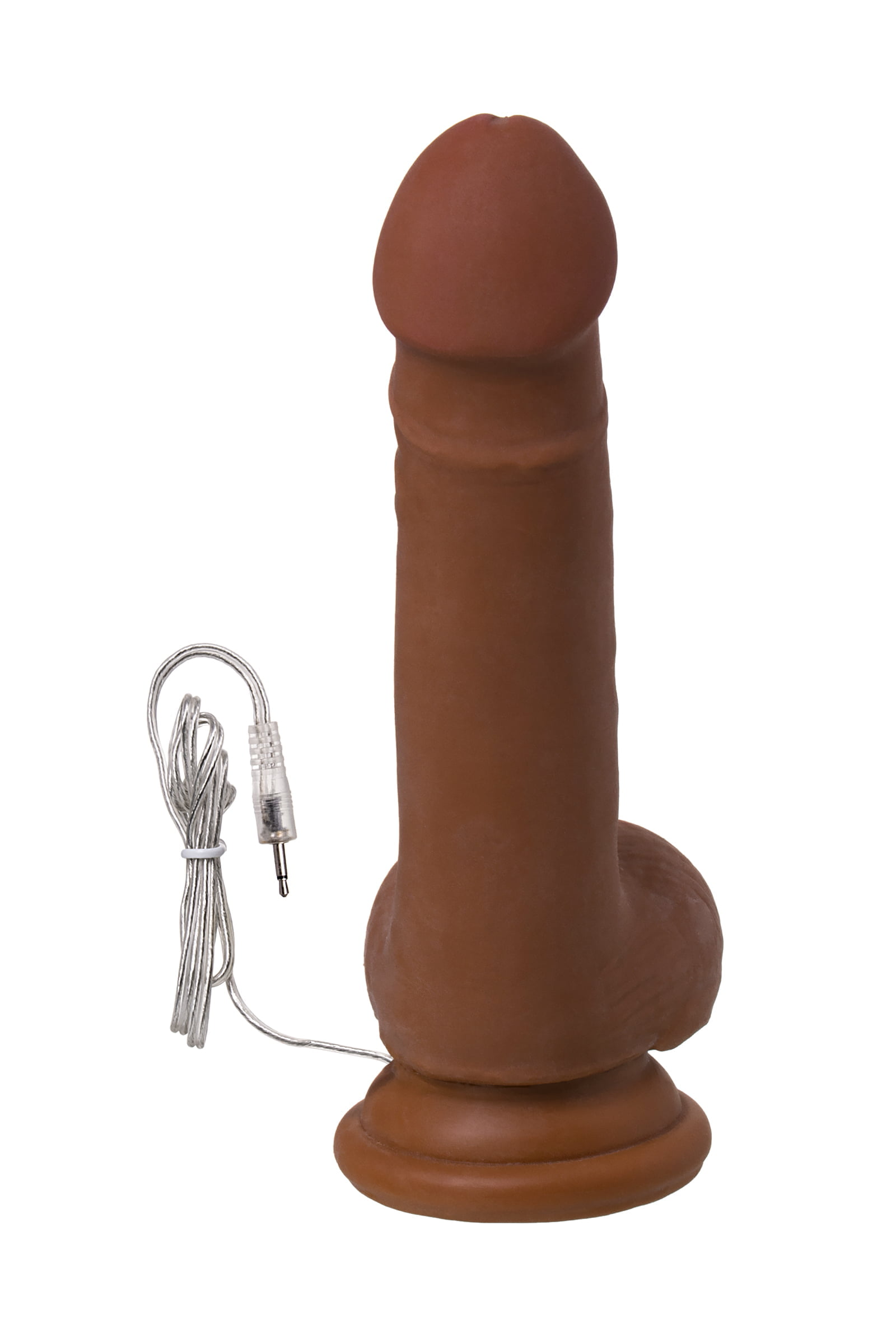 RealStick Elite Mulatto Gerçekçi Vibratör, kahverengi, 13 cm - Görsel 3