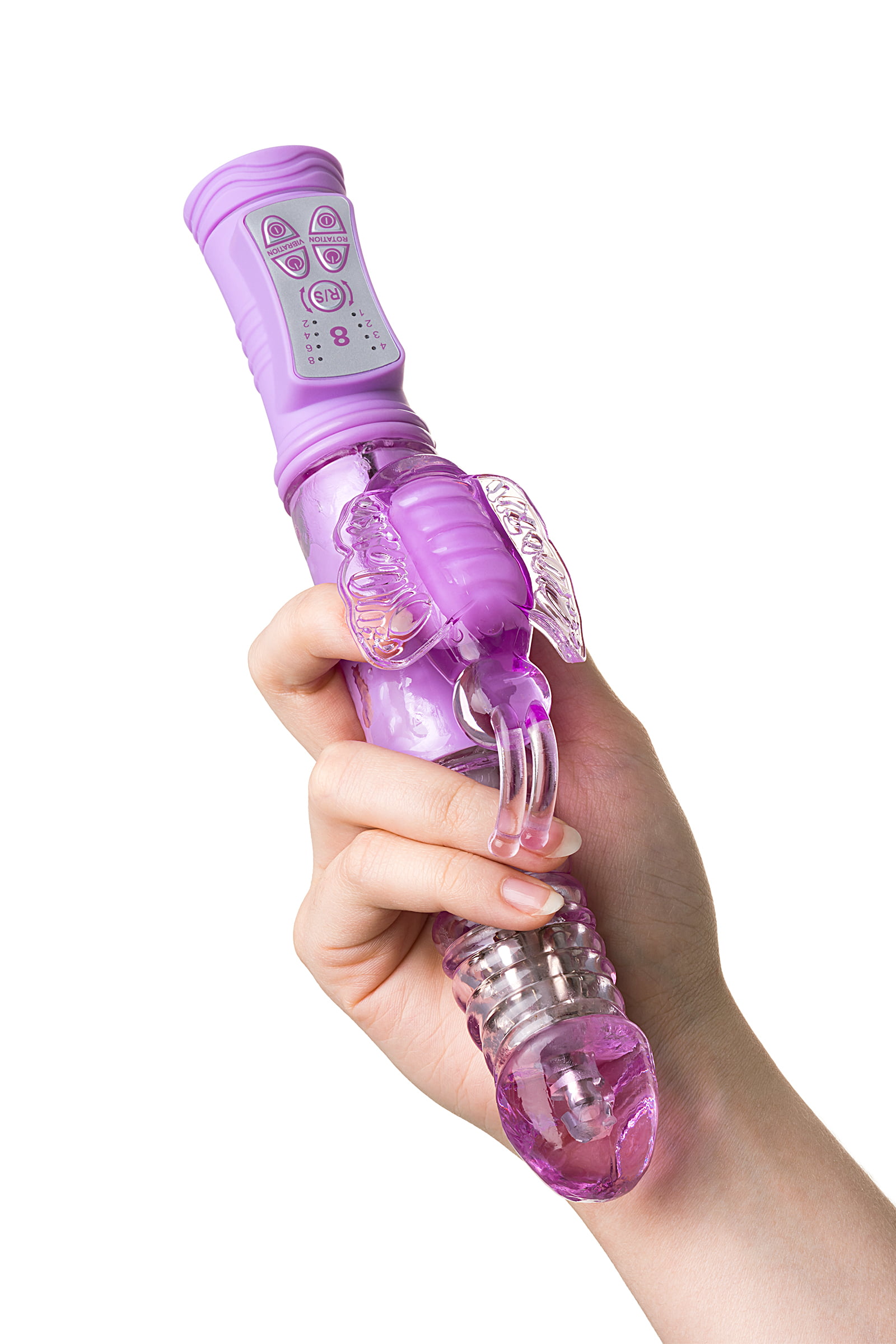 A-Toys by TOYFA Serk High-Tech Klitoral Uyarıcı Vibratör, TPE, mor, 24,5 cm - Görsel 8