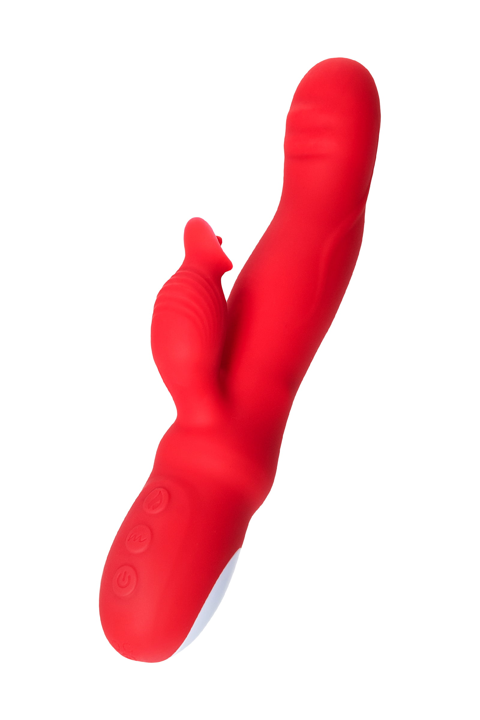 JOS Redli Vibratör, Silikon, kırmızı, 21 cm - Görsel 7