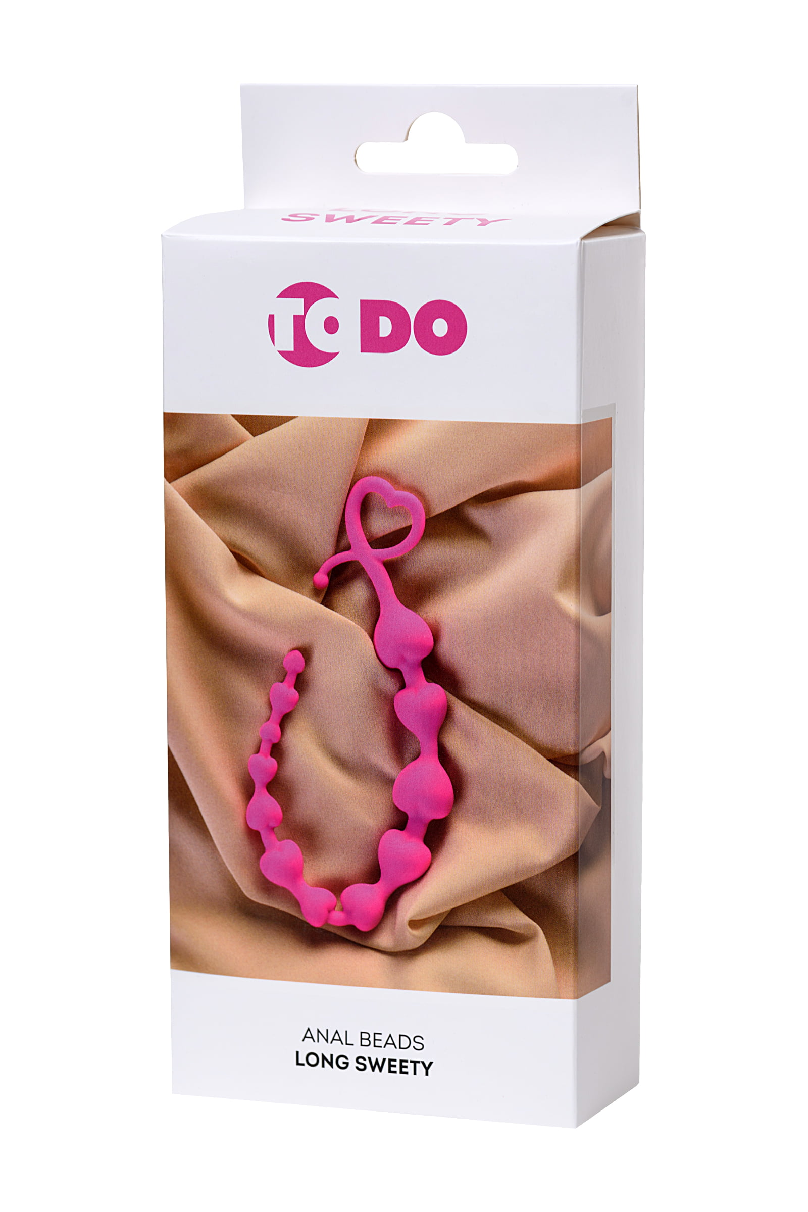 ToDo by Toyfa Long Sweety anal Zinciri, silikon, pembe, 34 cm, Ø 2,7 cm - Görsel 4