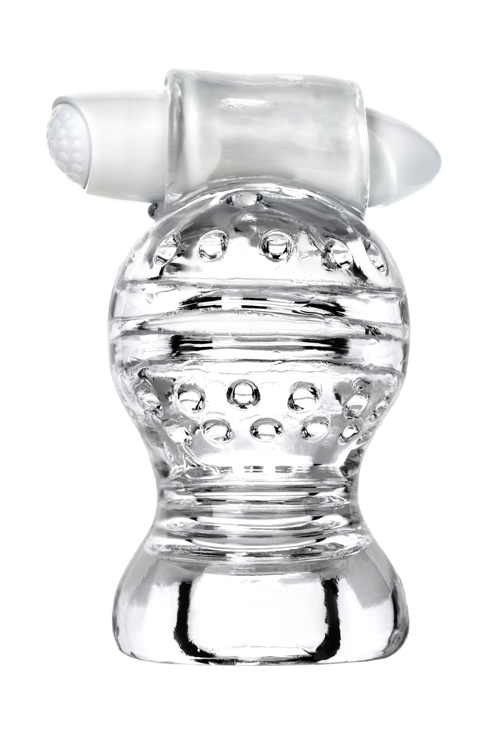 Lingam by TOYFA Masturbator ,Shakti, TPE, Şeffaf, 9 cm - Görsel 3