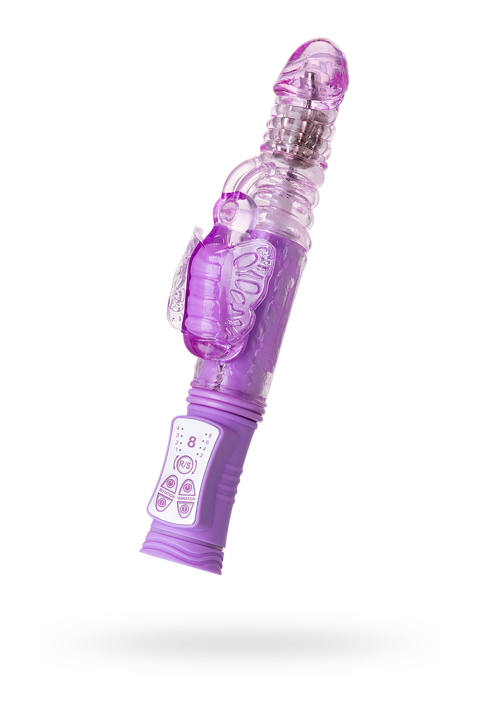 A-Toys by TOYFA Serk High-Tech Klitoral Uyarıcı Vibratör, TPE, mor, 24,5 cm