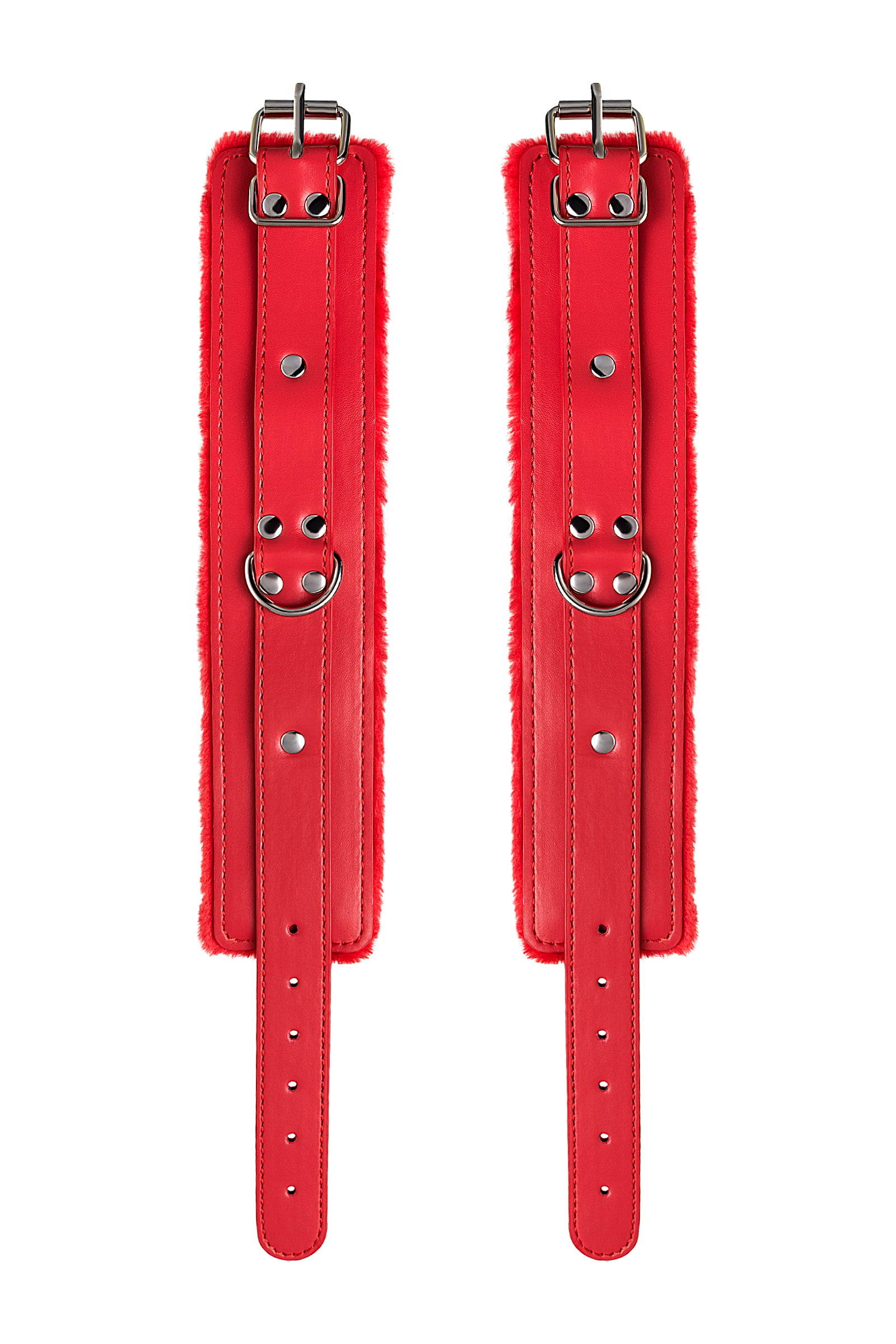 Anonymo BDSM Ayak Kelepçe #0155 , PU deri, kırmızı, 27 cm - Görsel 8