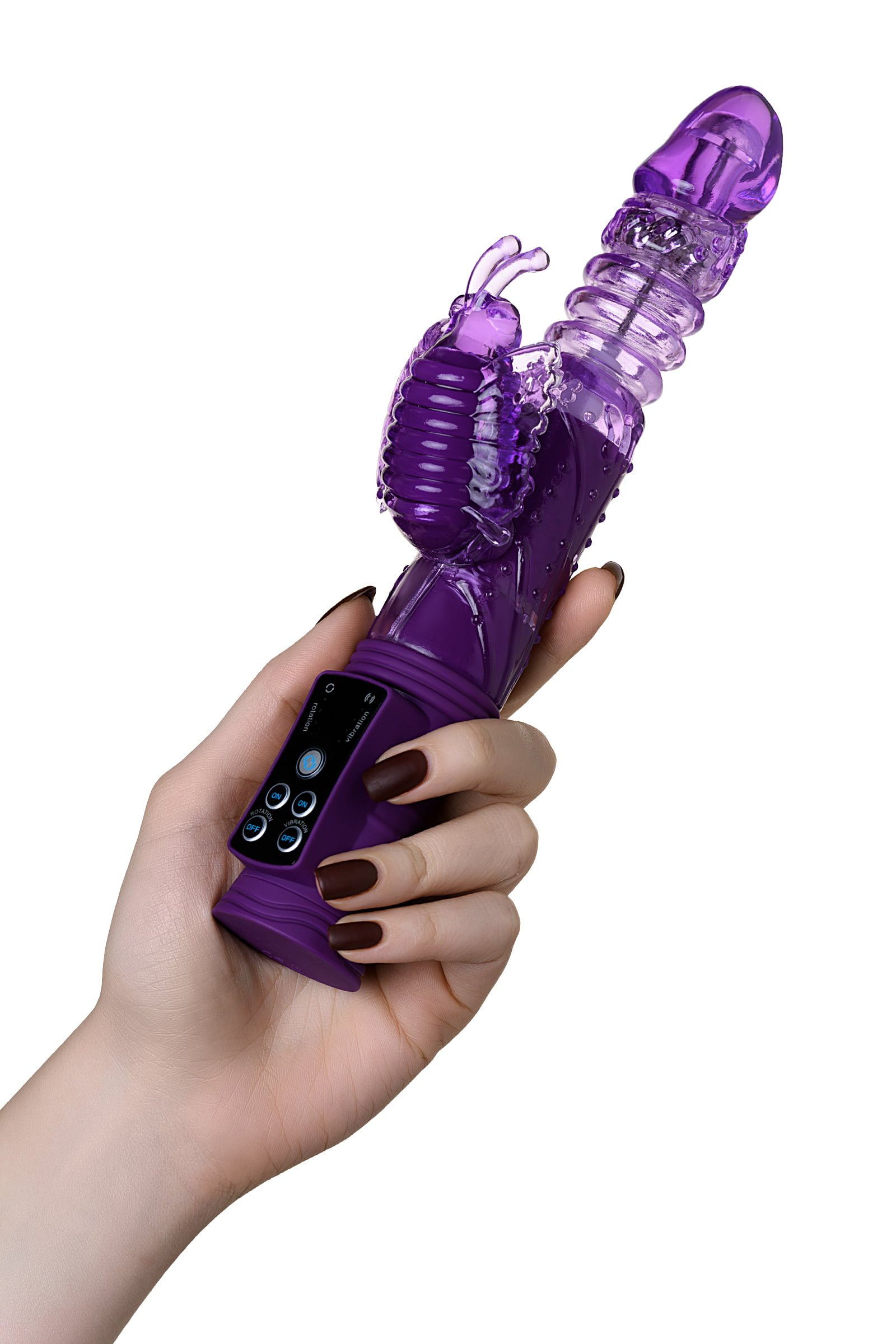A-Toys by TOYFA High-Tech Klitoral Uyarıcı Vibratör, TPR, mor, 23 cm - Görsel 9