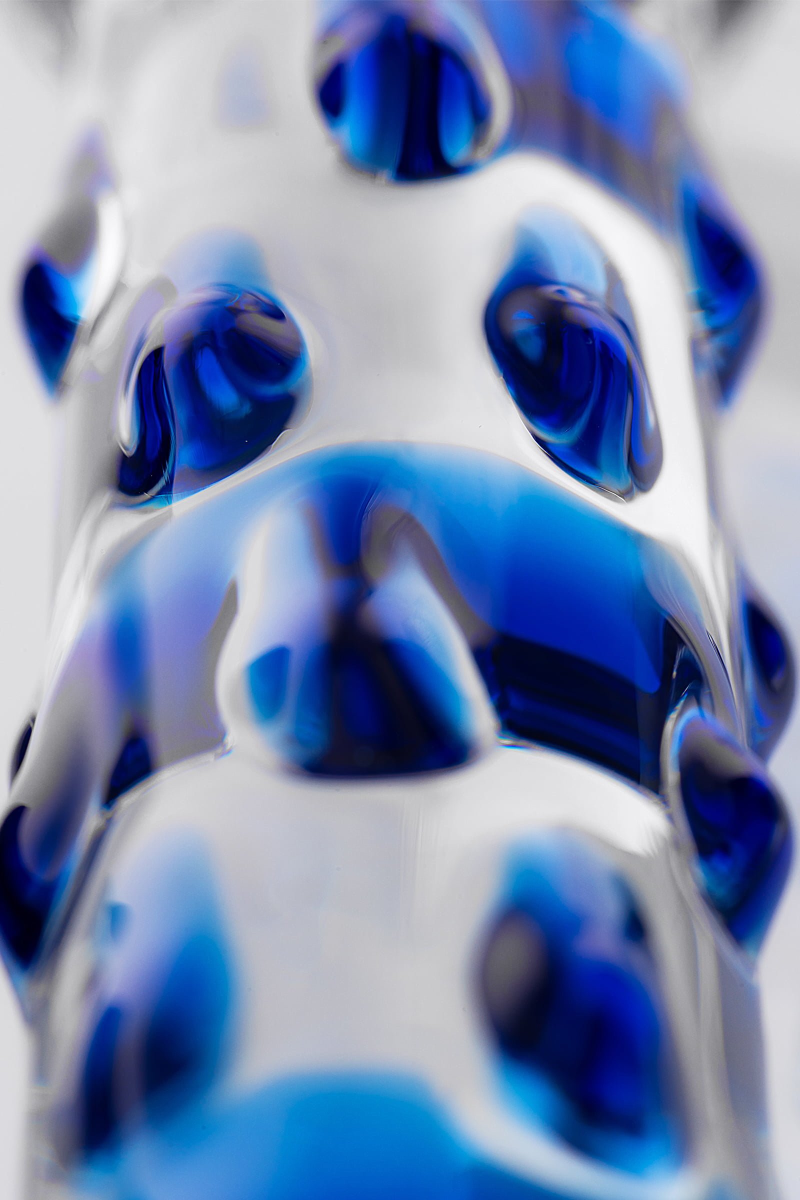 Sexus Glass Çift Taraflı Cam Dildo, Şeffaf, 20 cm - Görsel 5