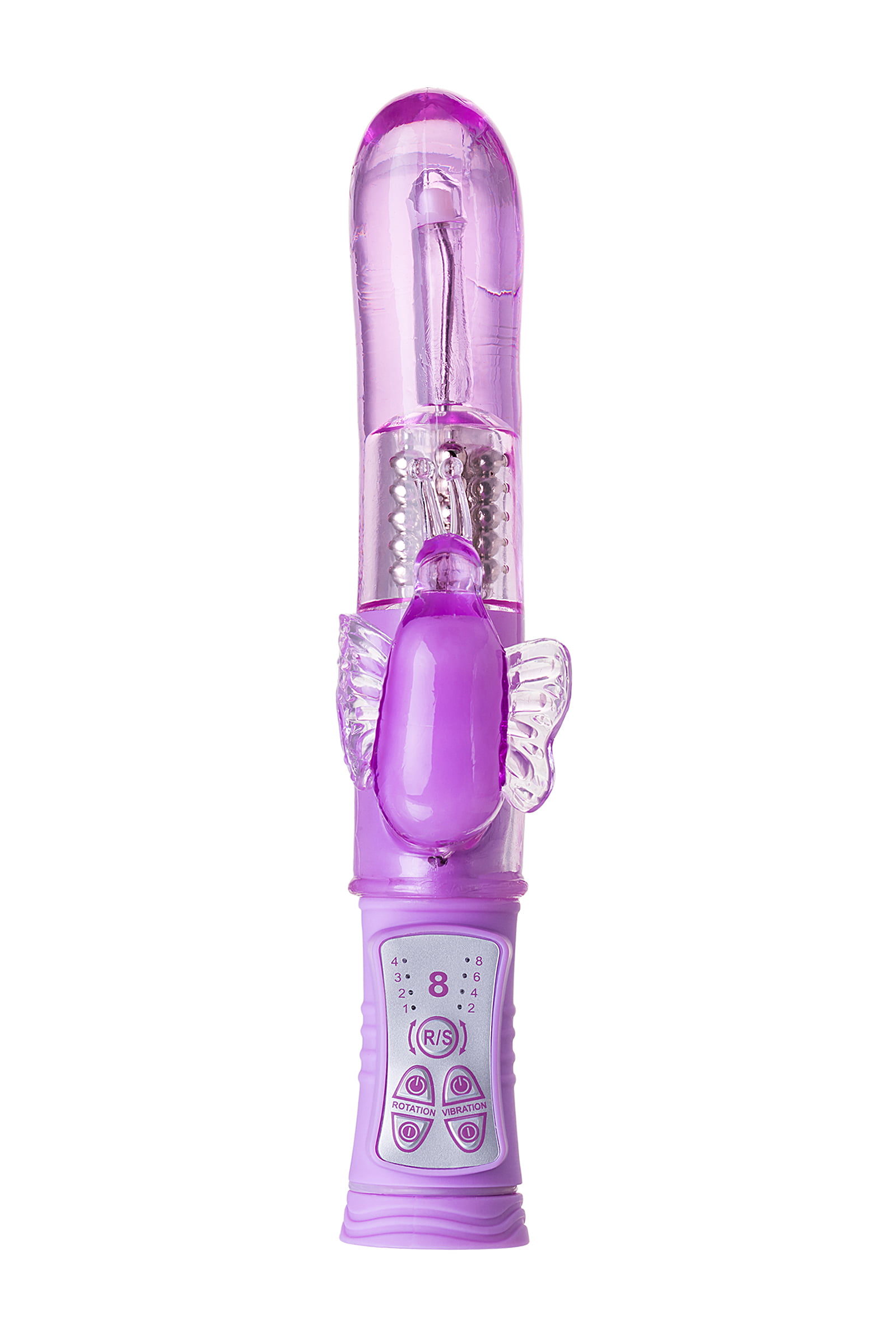 A-Toys by TOYFA High-Tech Vibratör, TPE, mor, 22,4 cm - Görsel 3
