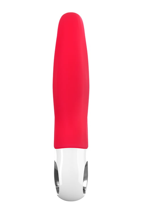 Fun Factory LADY Bİ Vibratör, silikon, kırmızı, 22 cm - Görsel 4