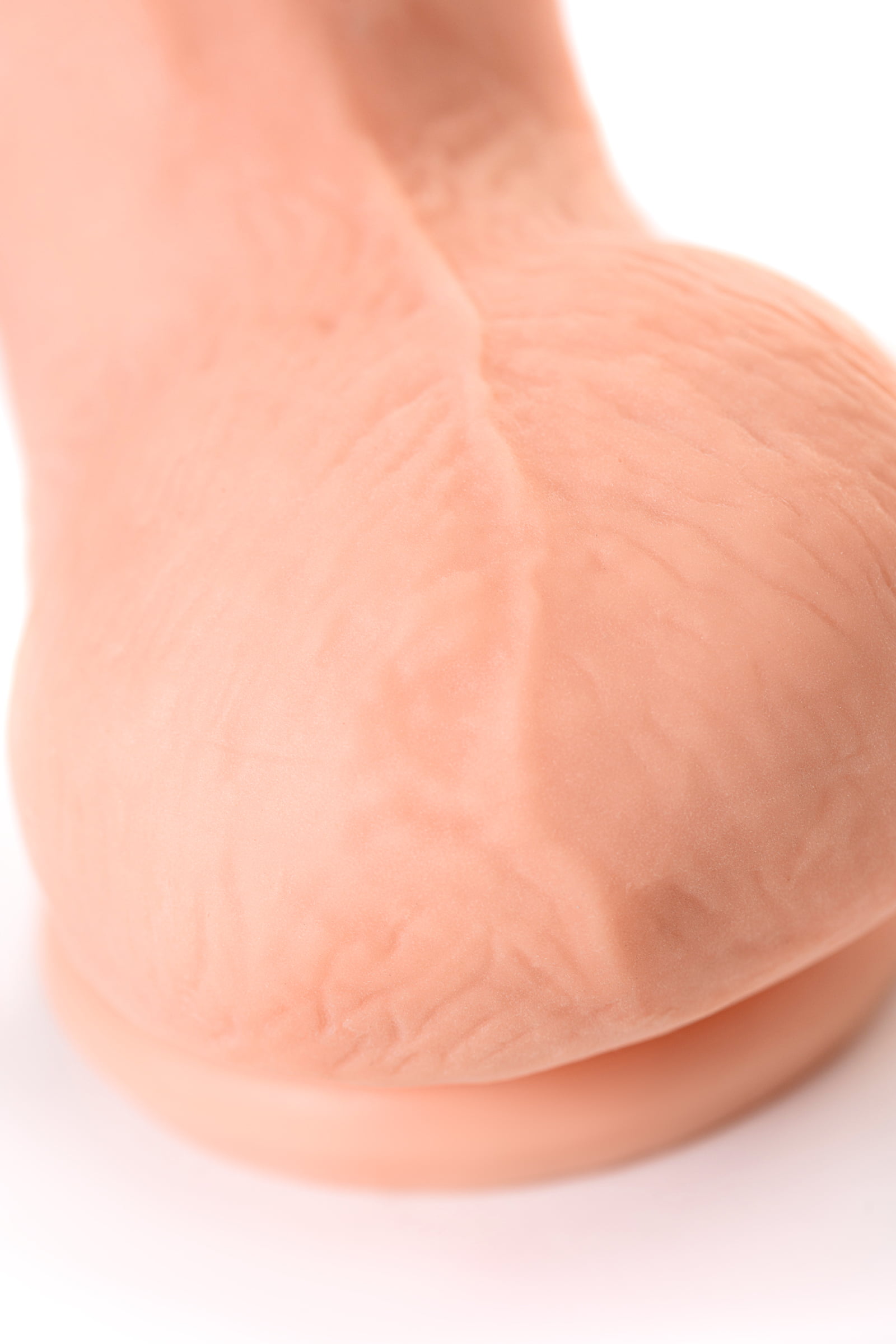 RealStick Elite Oliver Dildo, TPR, Şeffaf, 18,5 cm - Görsel 8