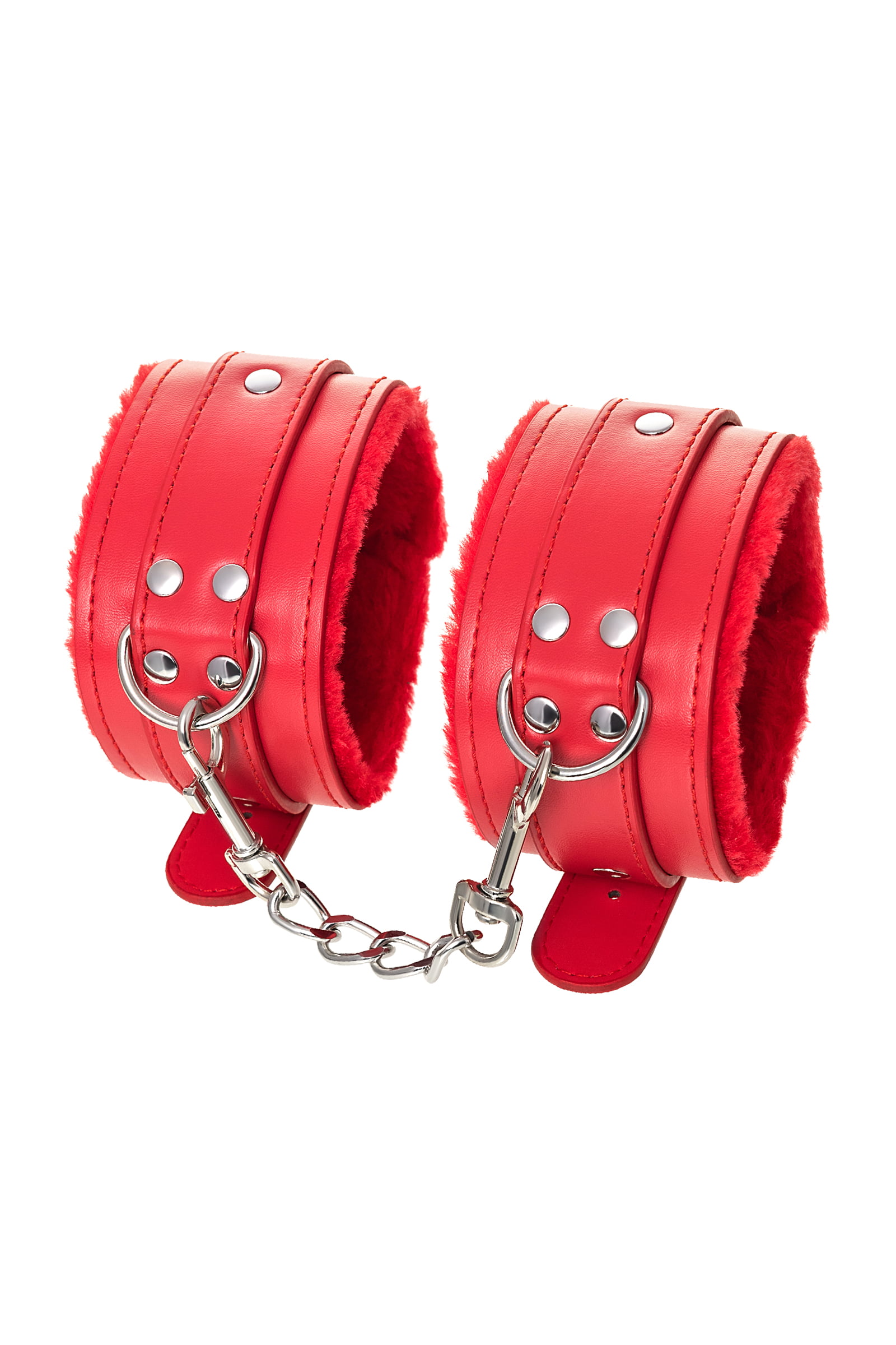 Anonymo BDSM Ayak Kelepçe #0155 , PU deri, kırmızı, 27 cm - Görsel 6