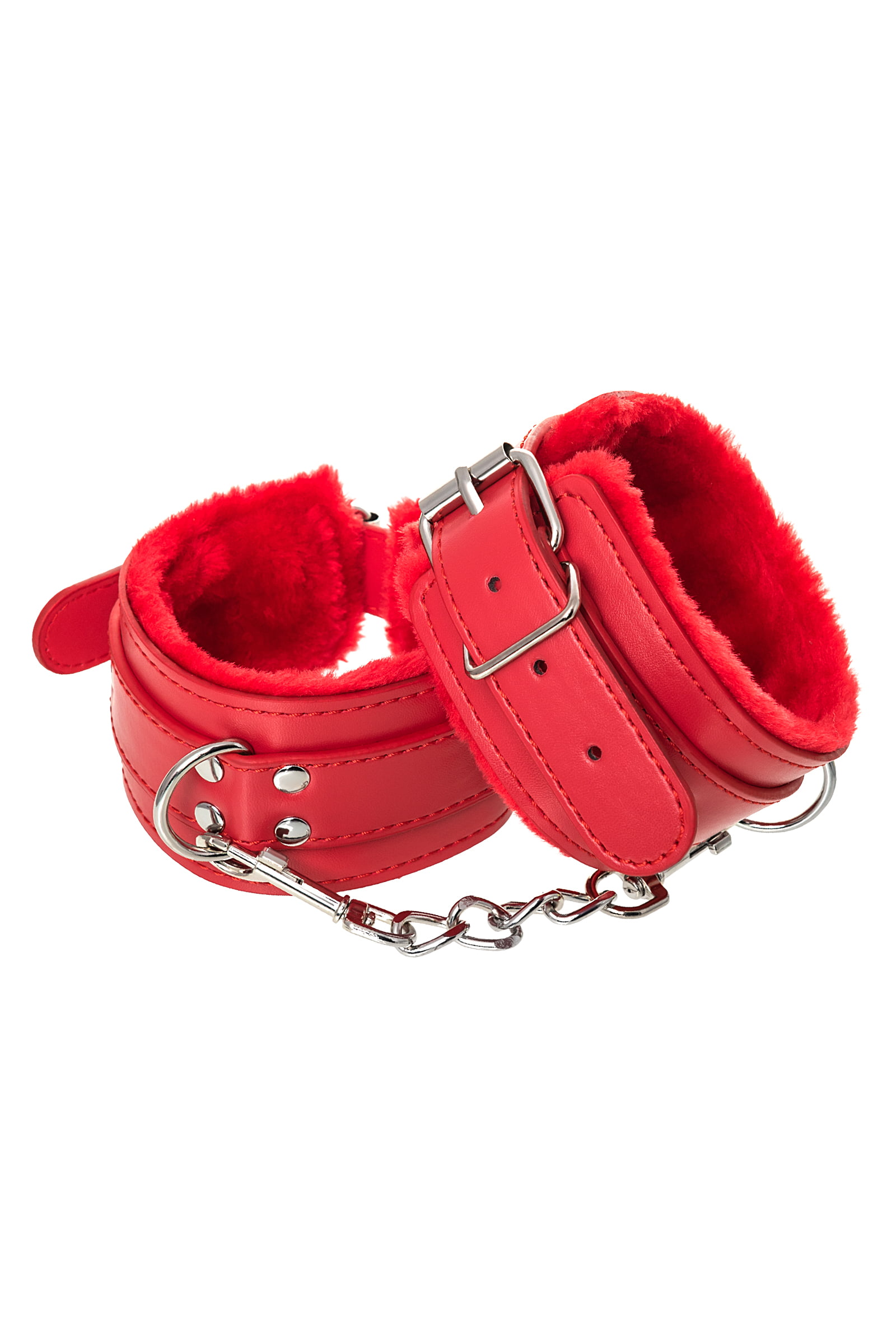 Anonymo BDSM Ayak Kelepçe #0155 , PU deri, kırmızı, 27 cm - Görsel 7