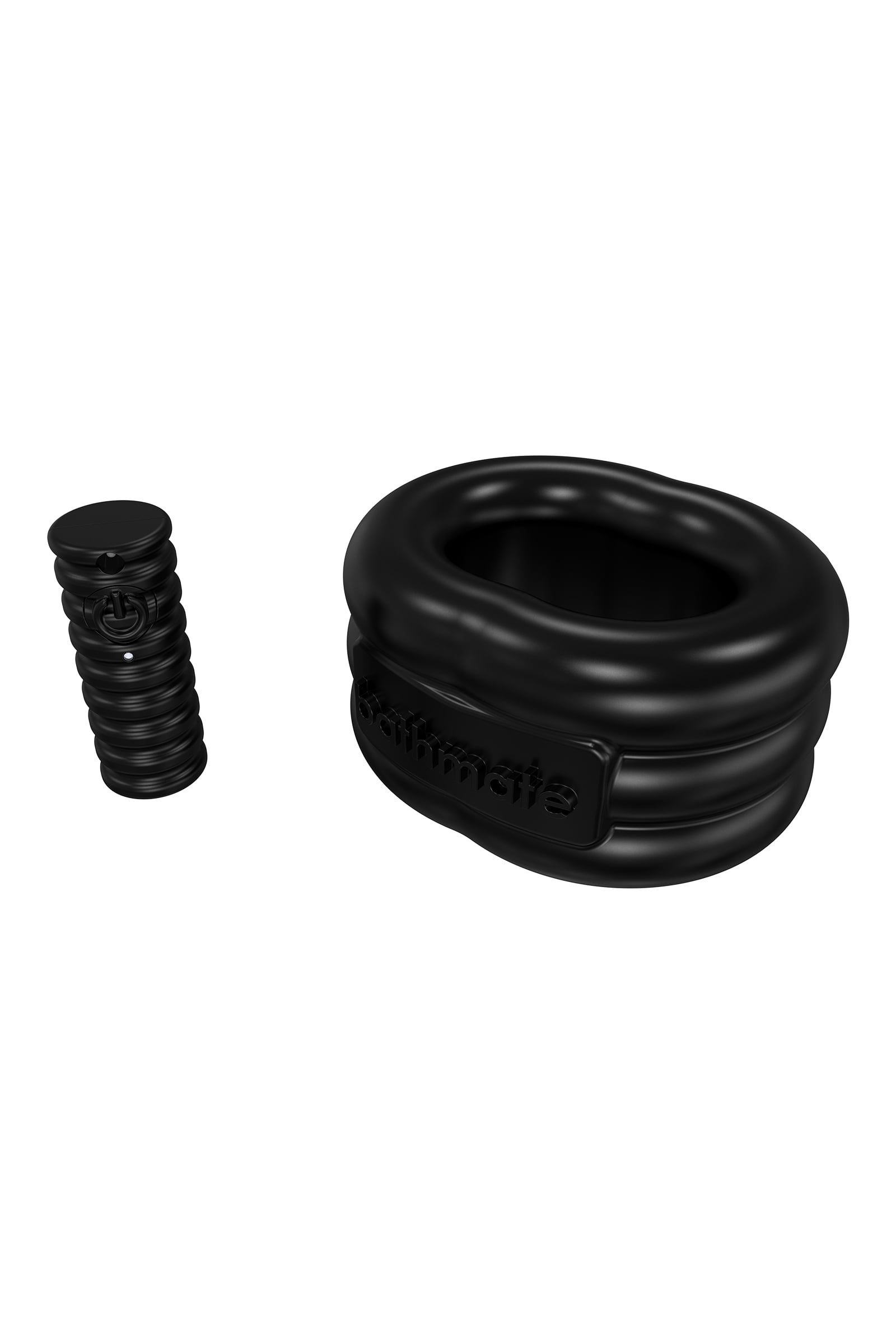 Bathmate Penis üzerindeki titreşim halkası Stretch, elastomex, siyah, Ø5 cm - Görsel 2