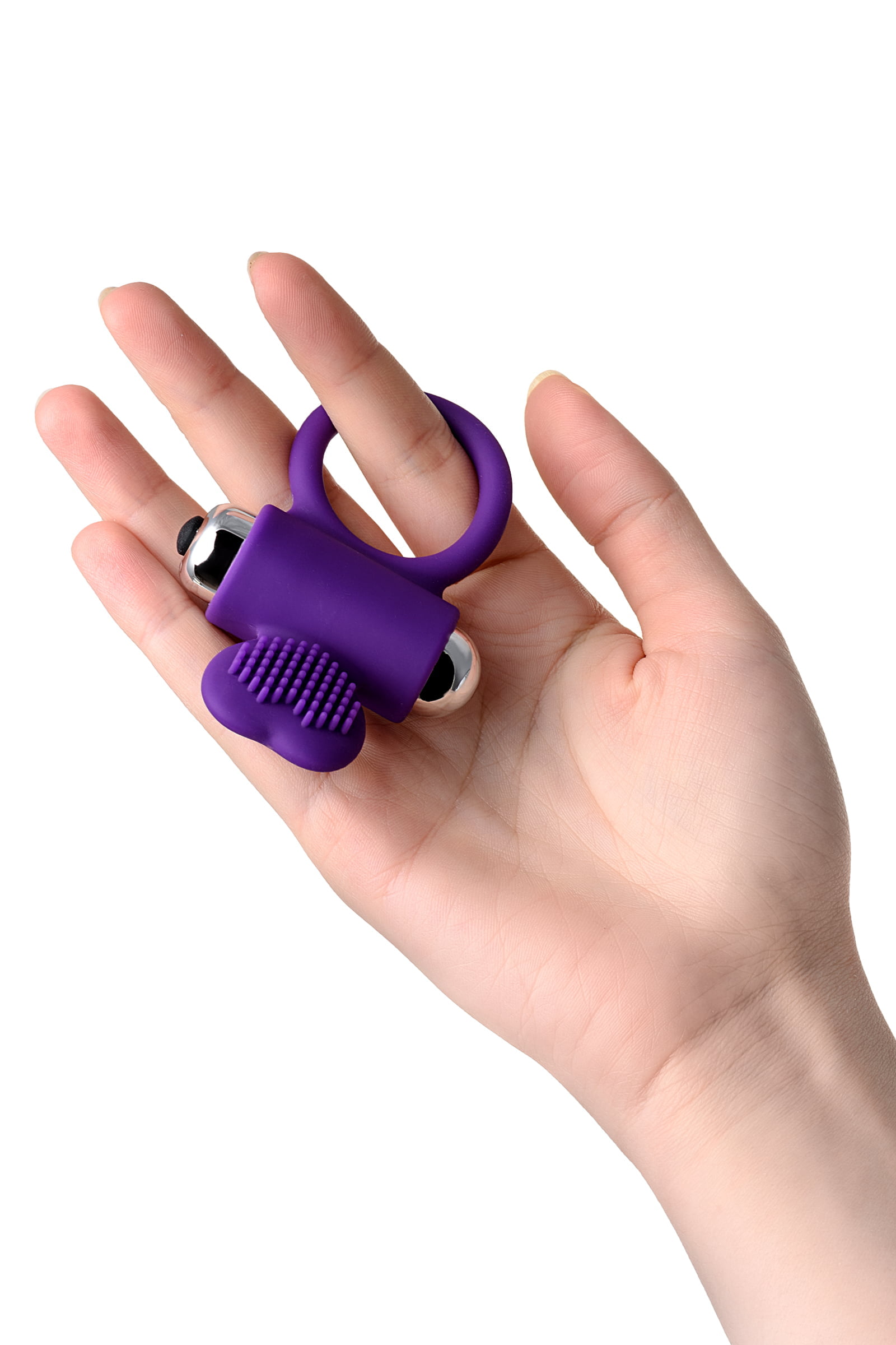 JOS PERY Penis Halkası, silikon, mor, 9 cm - Görsel 8