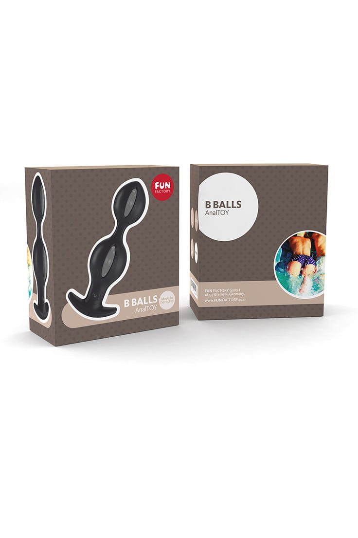 Fun Factory B BALLS Anal Plug, silikon, siyah, 13 cm - Görsel 7