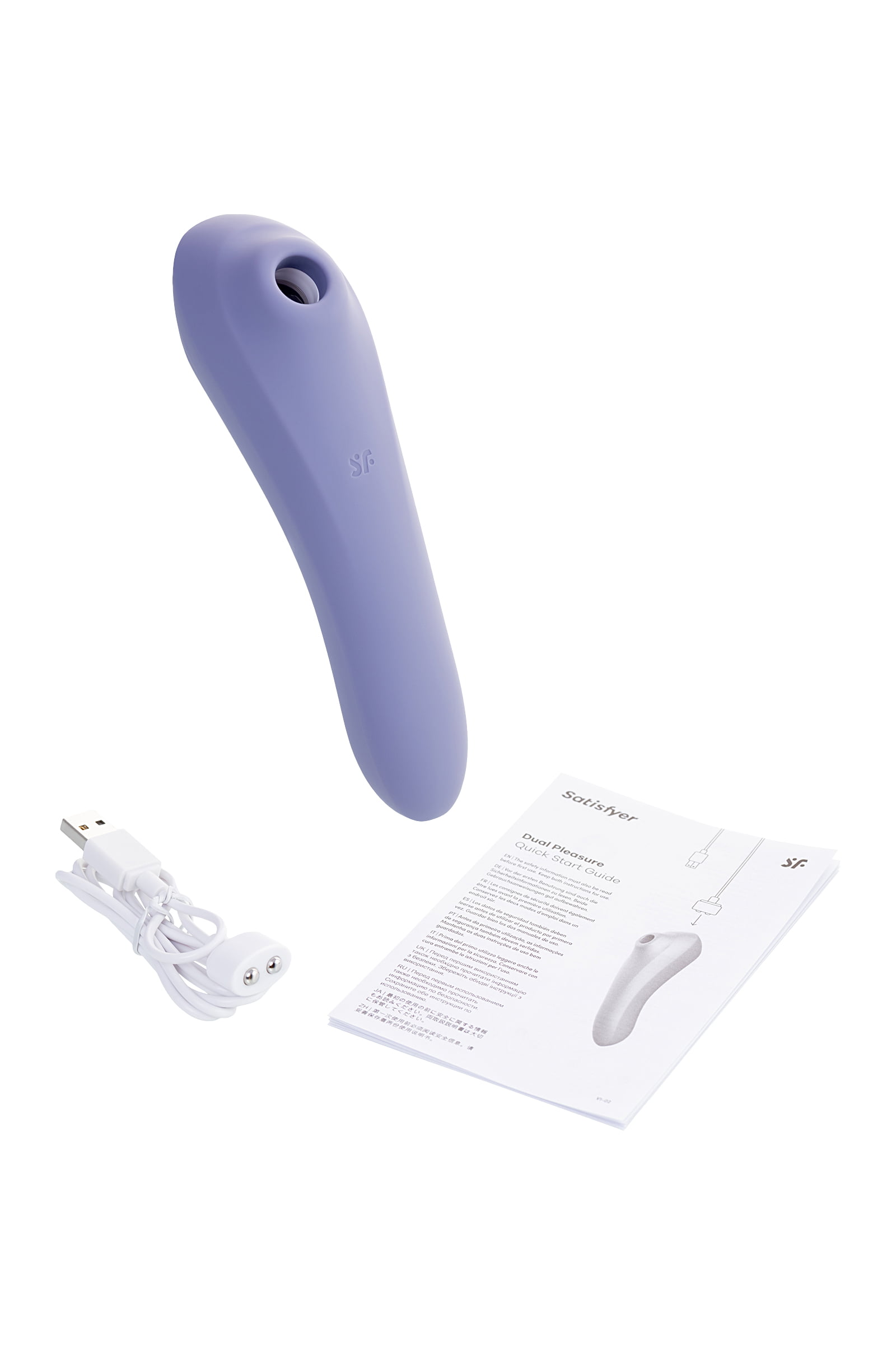 Satisfyer Dual Pleasure Vakum Dalgası Klitoral Vibratör, silikon, mor, 17.9 cm - Görsel 6