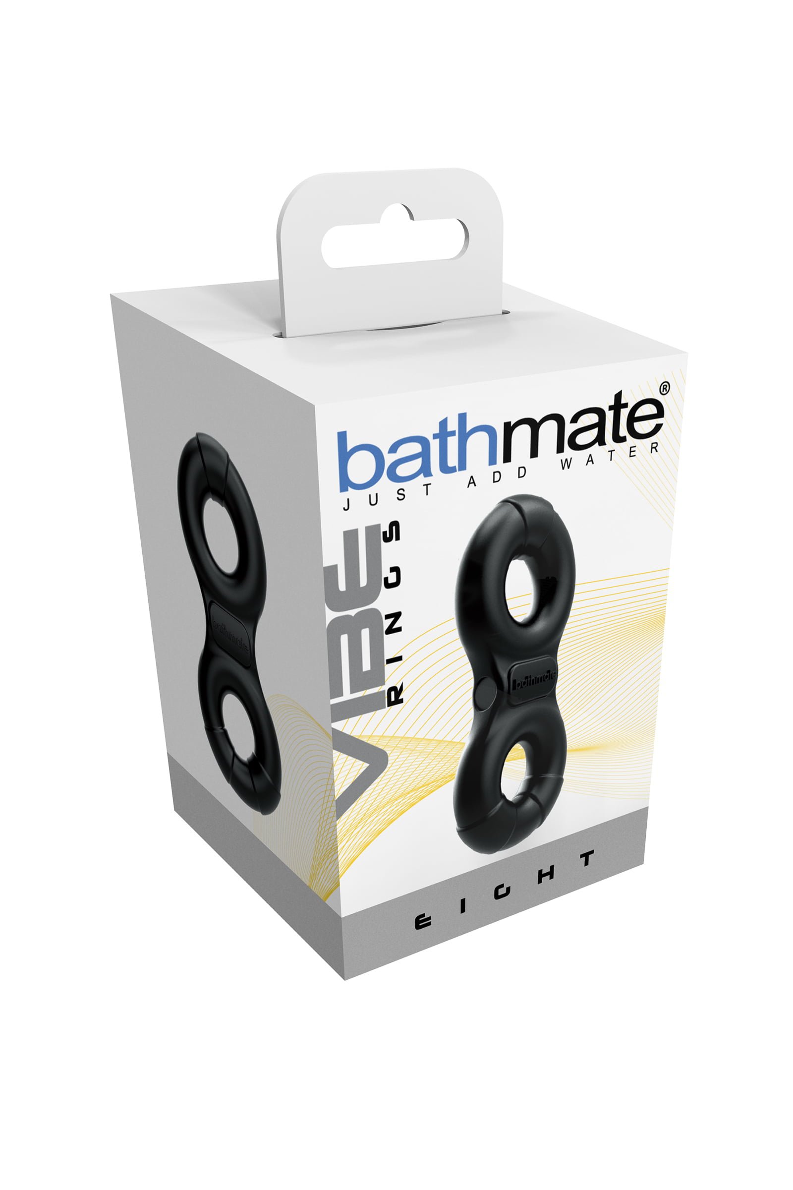 Bathmate Penis üzerindeki titreşim halkası Eight, elastomex, siyah, Ø4-5 cm - Görsel 5