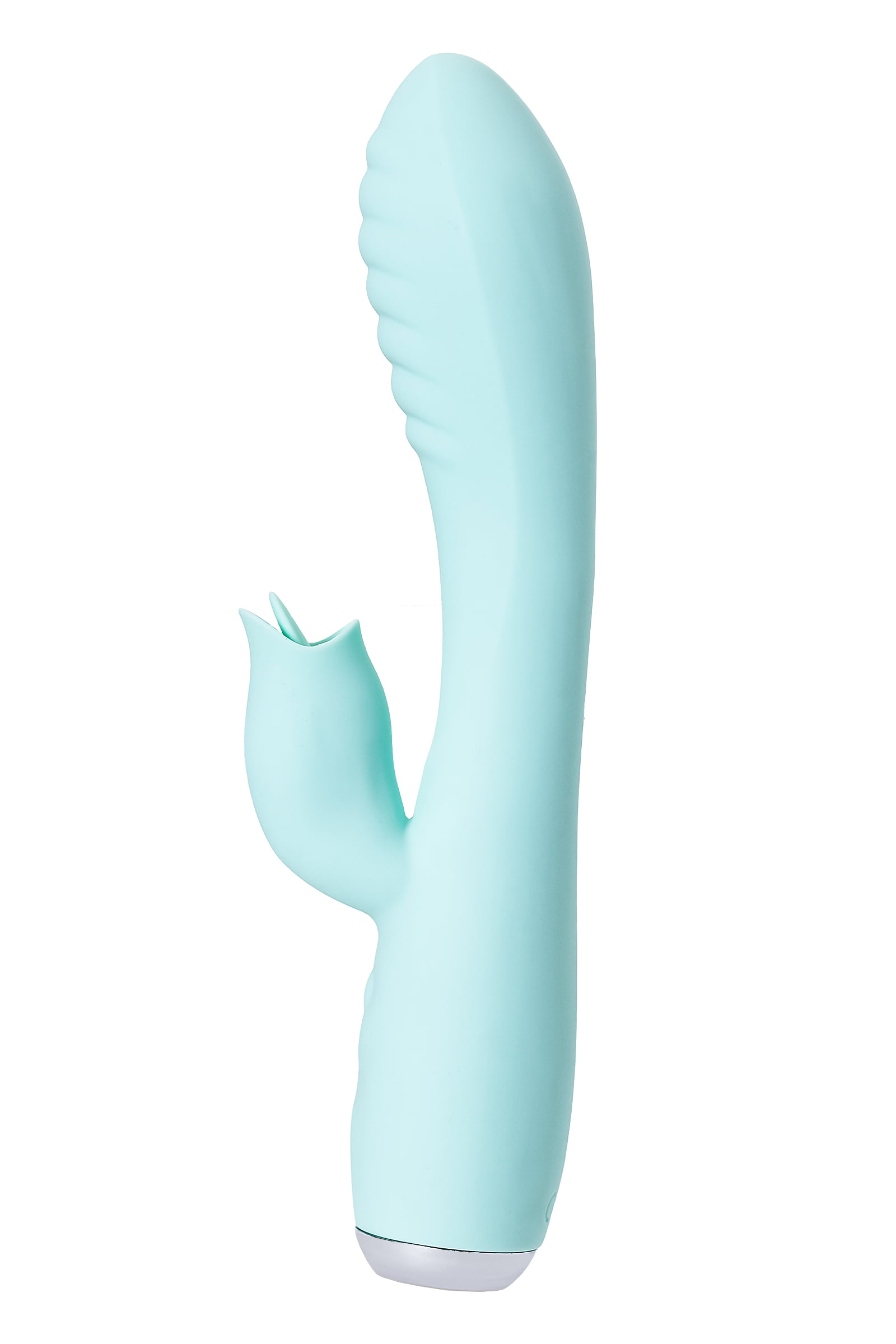 JOS MİLO Klitoral Uyarıcı ve Dilli Vibratör, Silikon, Cam Göbeği, 20 cm - Görsel 2