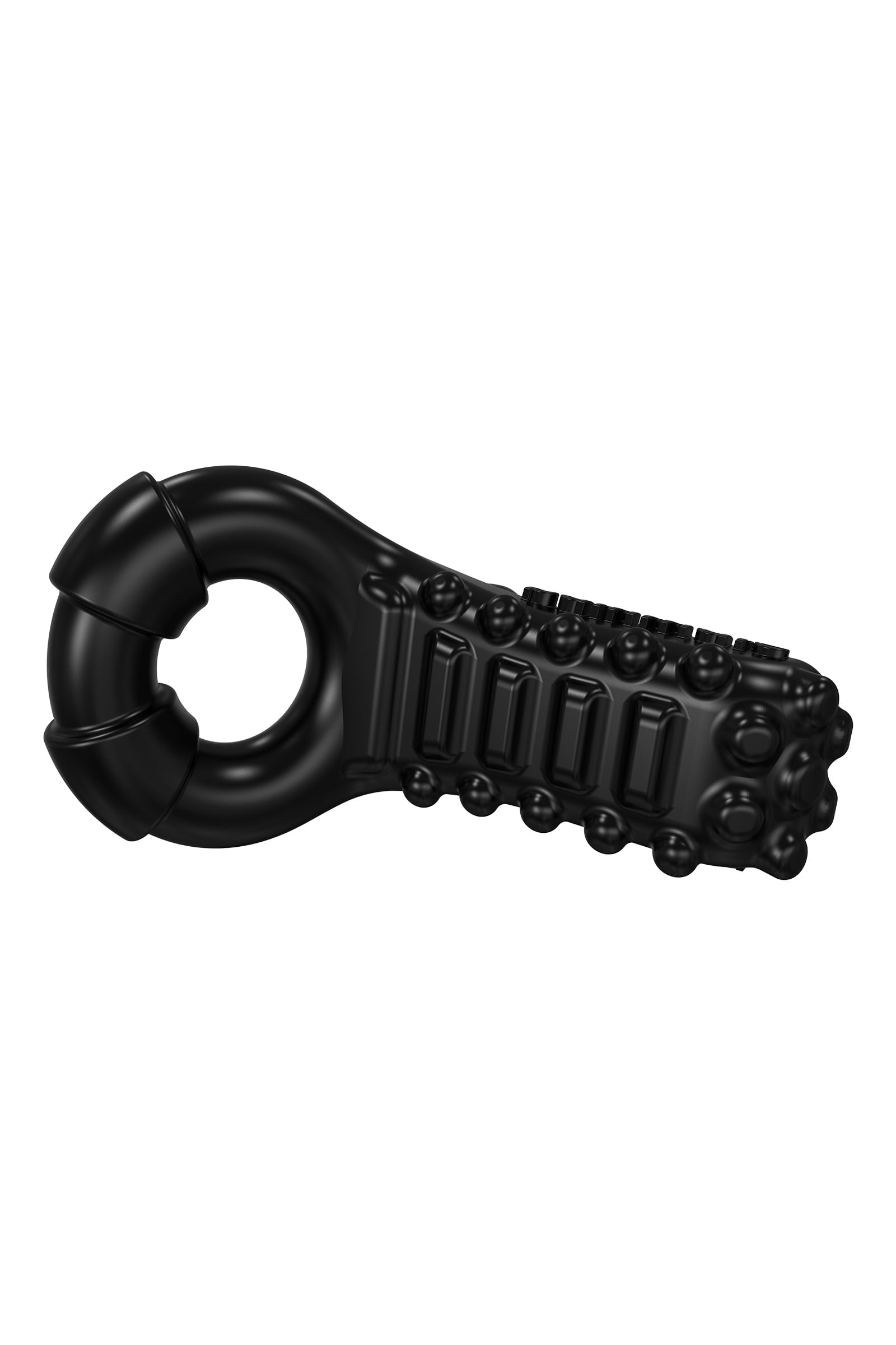 Bathmate Penis üzerindeki titreşim halkası Tickle, elastomex, siyah, Ø5 cm - Görsel 3