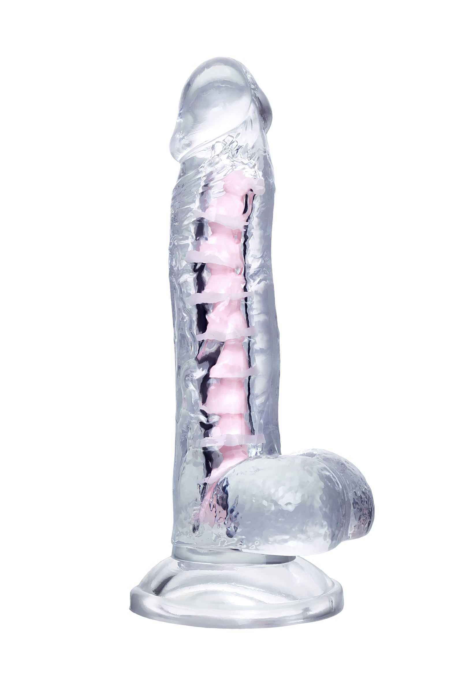 A-Toys by TOYFA Paret Jel Dildo, TPE, Şeffaf, 18 cm - Görsel 2