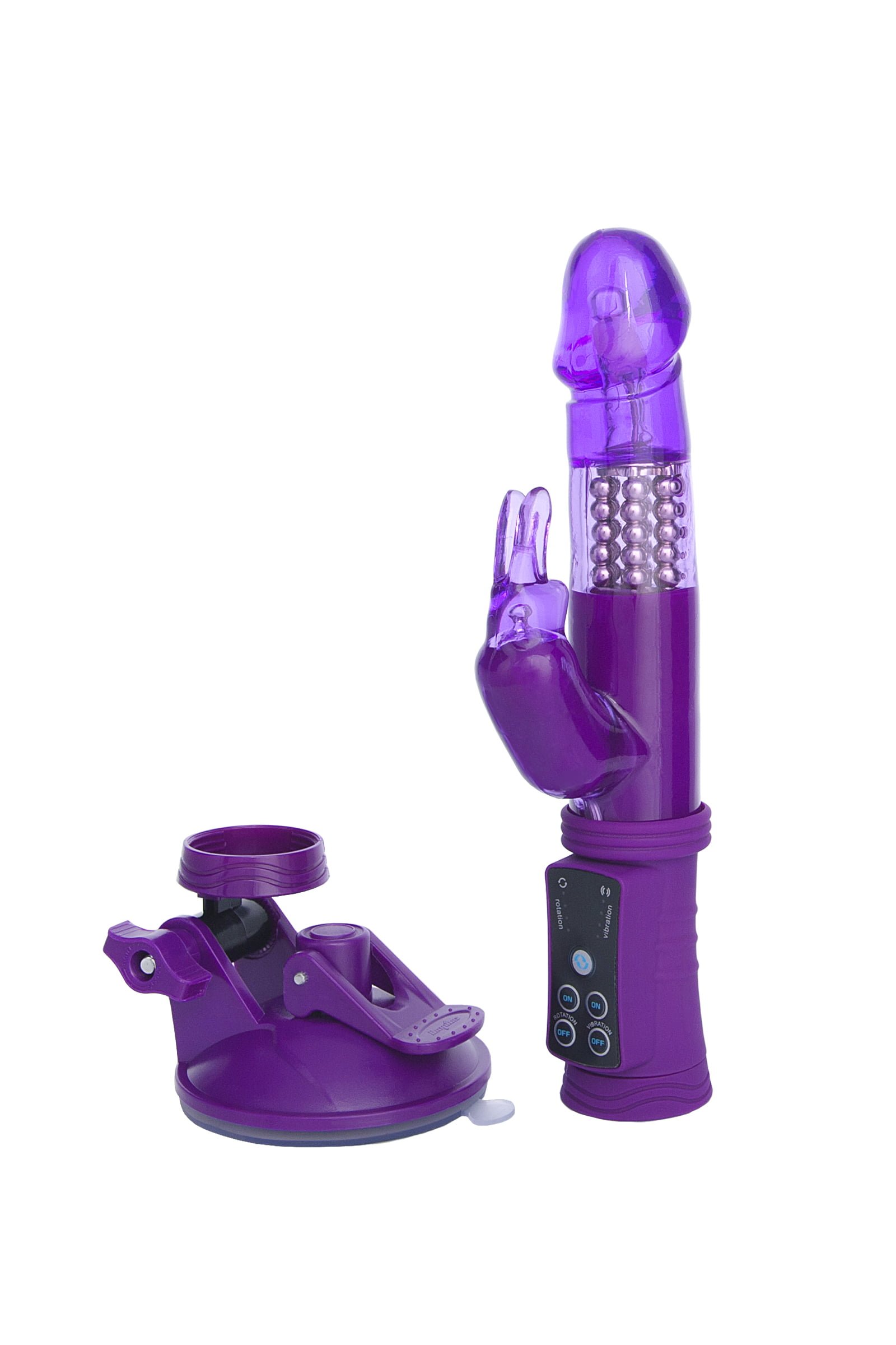 A-Toys by TOYFA Klitoral Uyarıcı Vibratör, TPR, Mor, 22 cm - Görsel 4