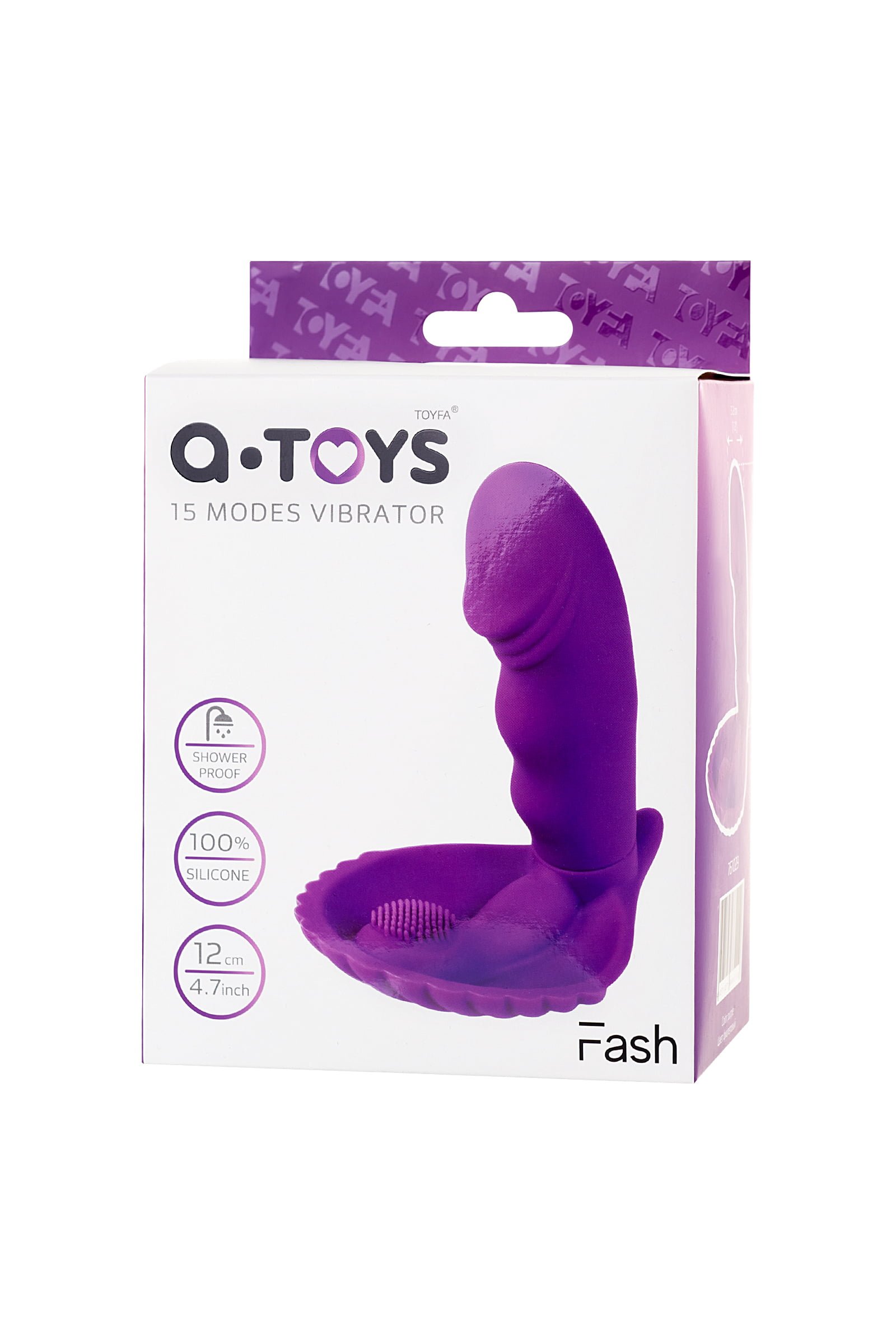 A-Toys by TOYFA Klitoral Uyarıcı Vibratör, silikon, mor, 12 cm - Görsel 9