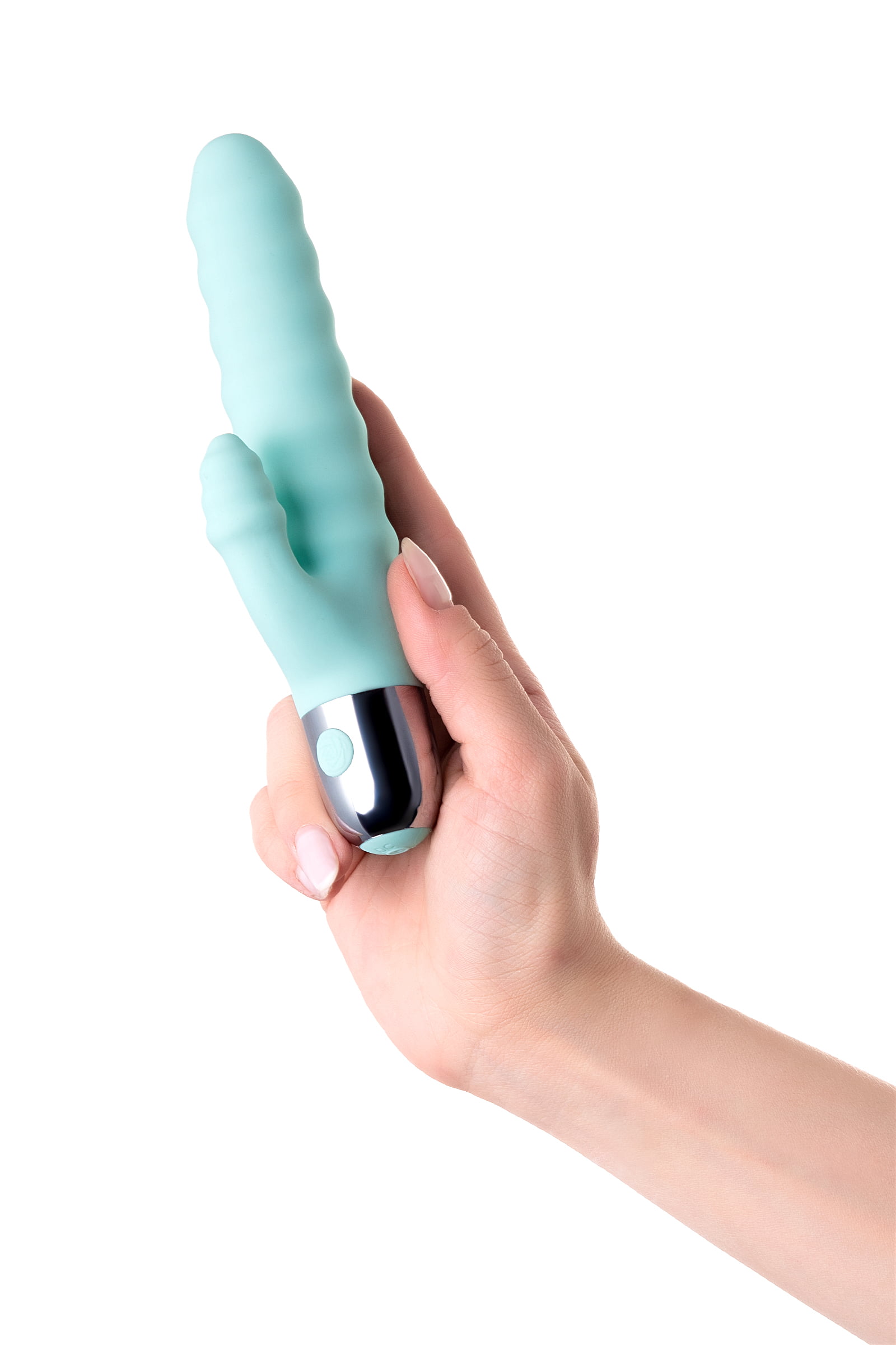 Flovetta by Toyfa Flax Klitoral Stimülasyonlu Vibratörü, silikon, cam göbeği, 17,5 cm - Görsel 7