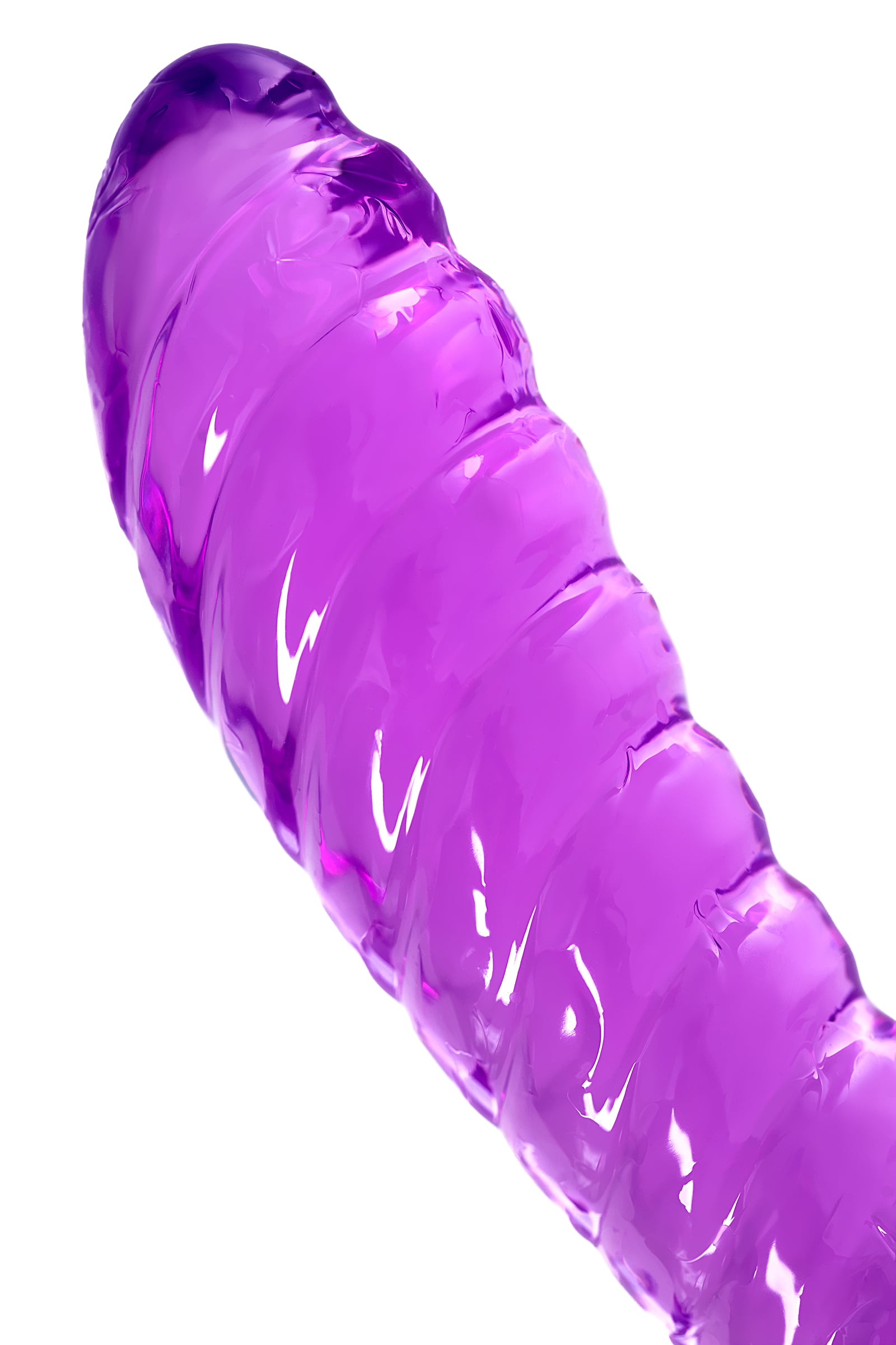 A-Toys by TOYFA Çift Taraflı Jel Dildo Frica, TPE, mor, 23 cm - Görsel 9