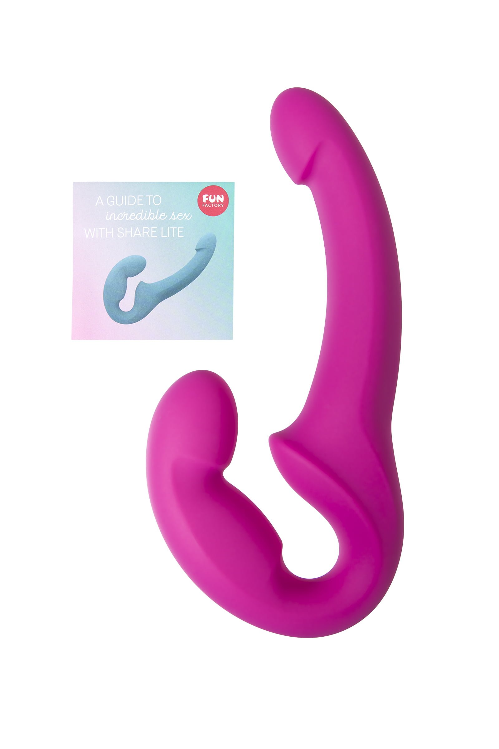 Fun Factory SHARE Strapon, silikon, mor, 23 cm - Görsel 3