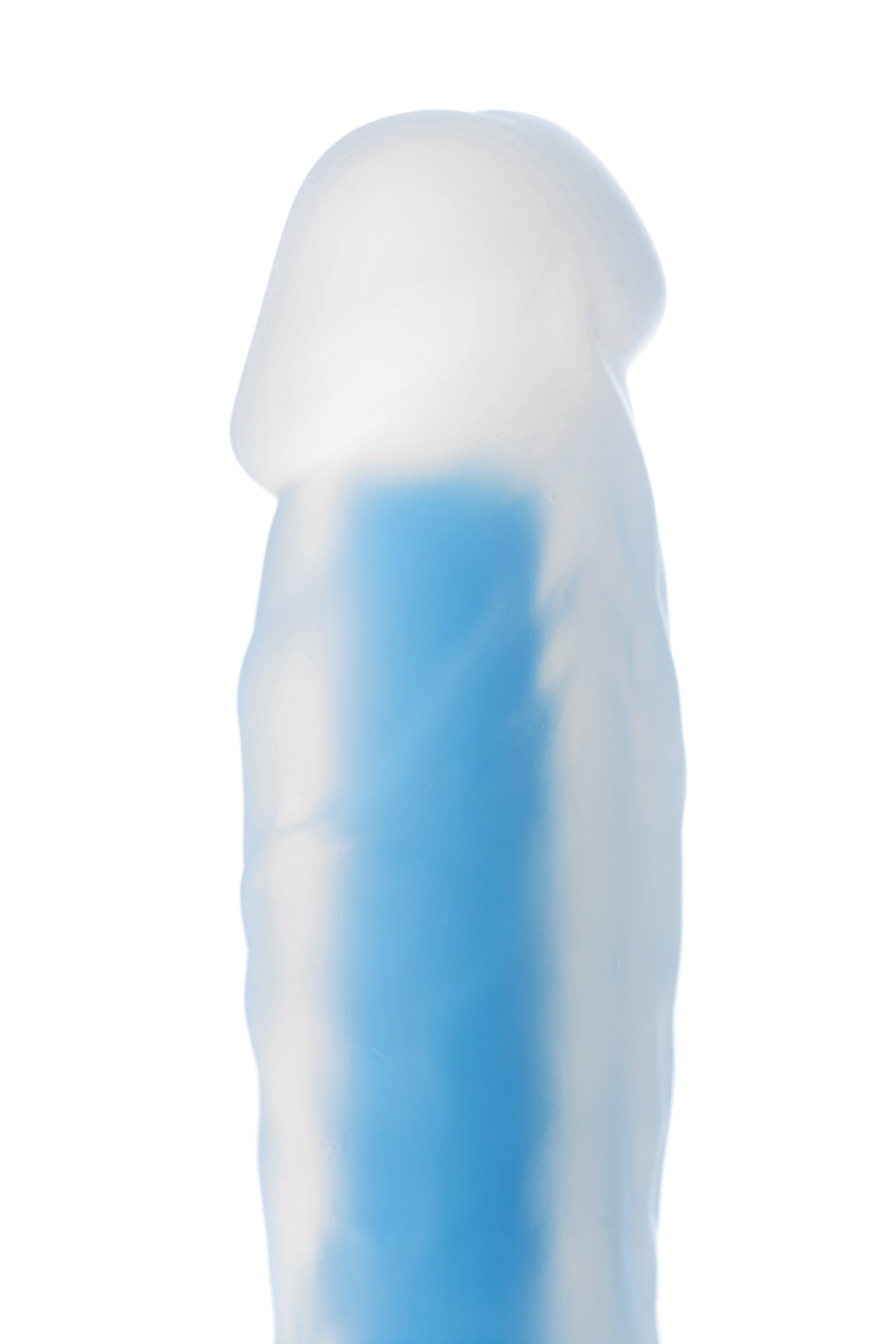 Beyond by Toyfa Bruce Glow Gece Parlayan Dildo, Silikon, Şeffaf, 22 cm - Görsel 9