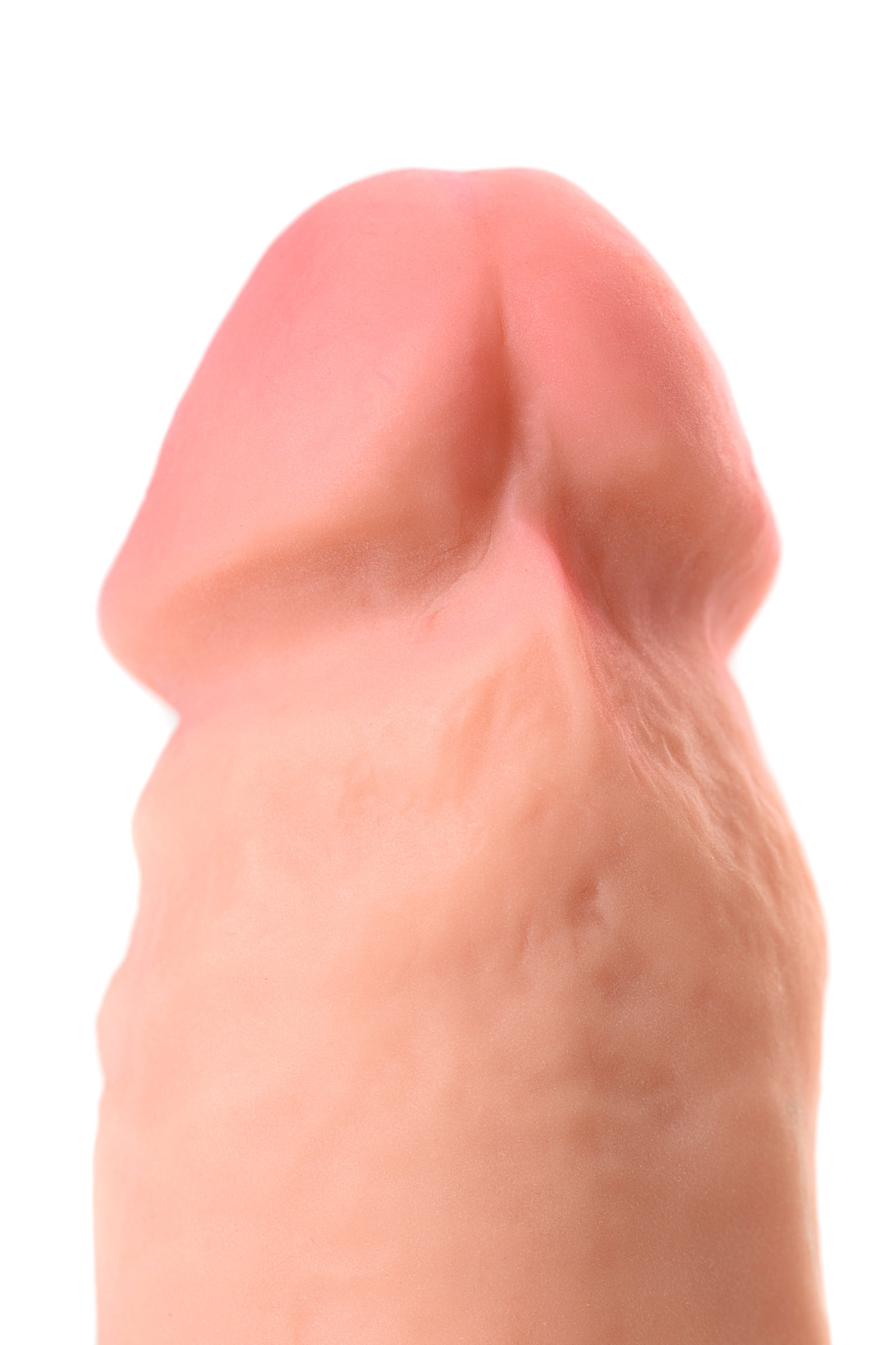 RealStick Elite Oliver Dildo, TPR, Şeffaf, 18,5 cm - Görsel 7