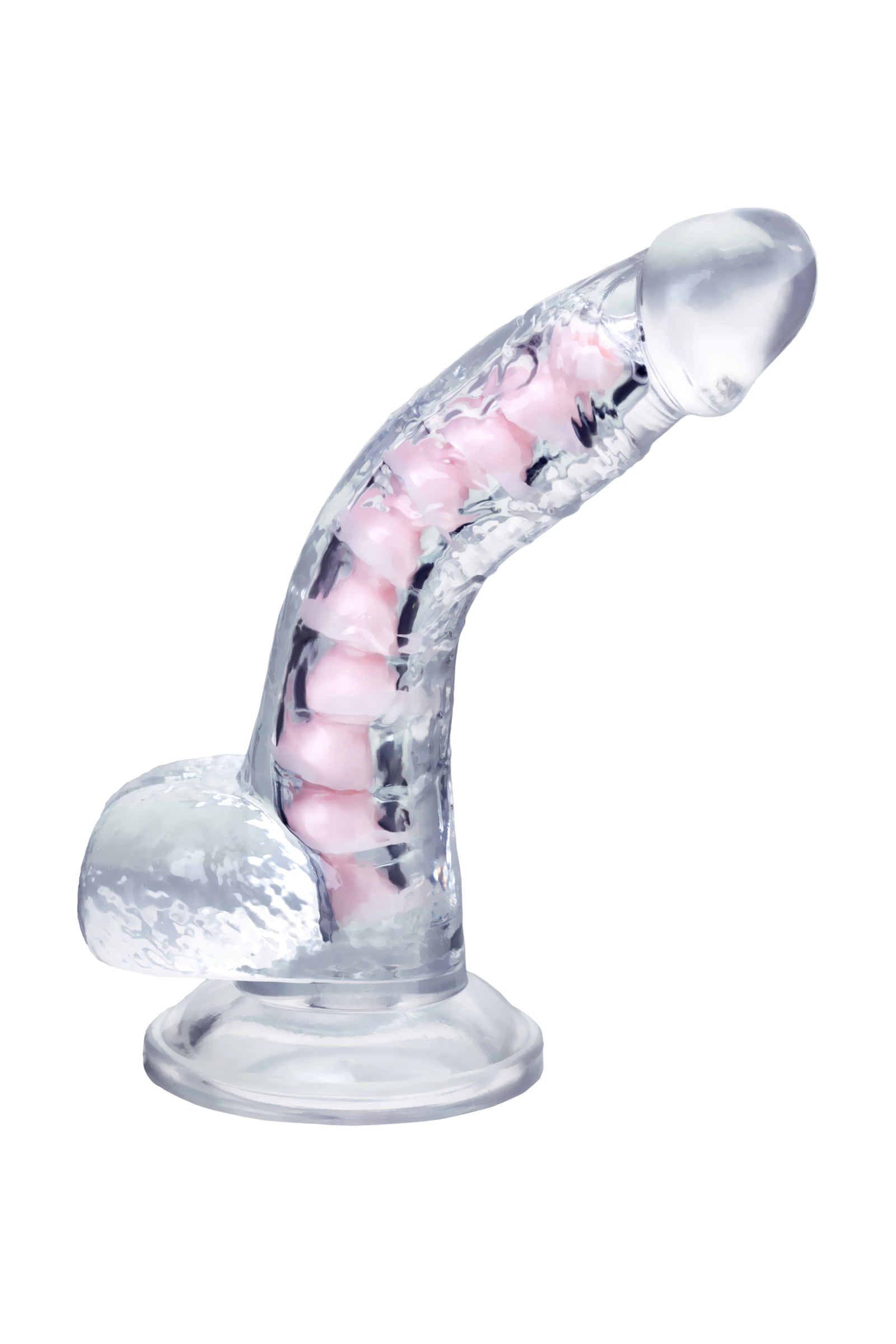 A-Toys by TOYFA Paret Jel Dildo, TPE, Şeffaf, 18 cm - Görsel 4